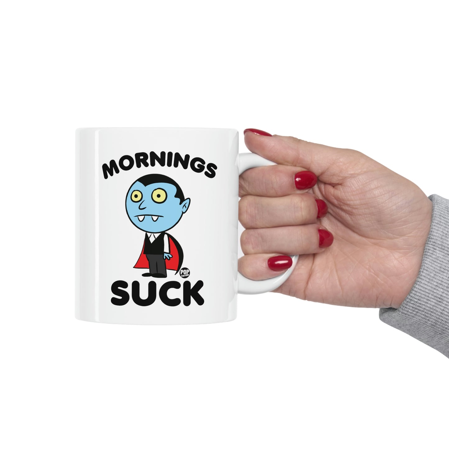 MORNING SUCK DRACULA COFFEE MUG