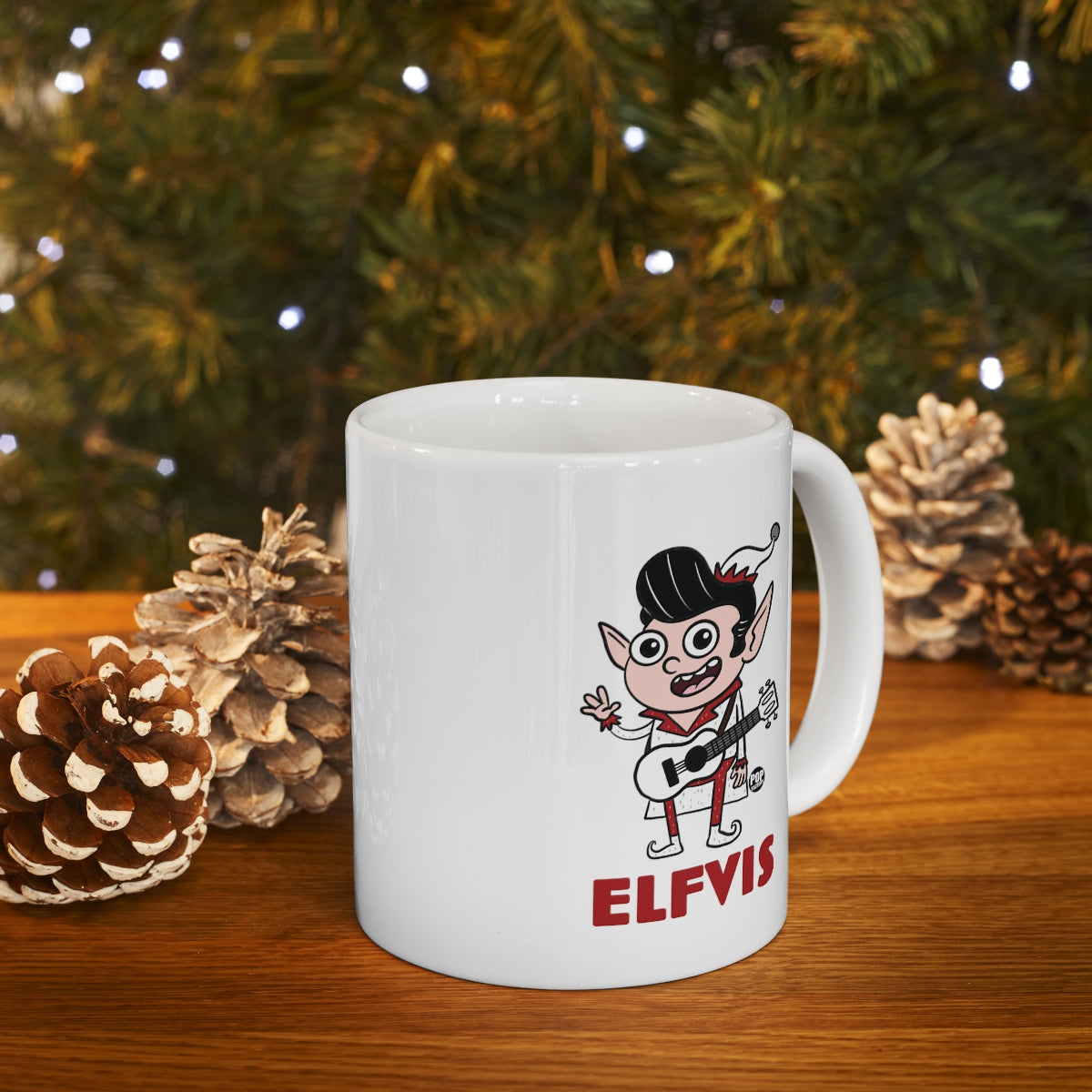 ELFVIS MUG COFFEE MUG