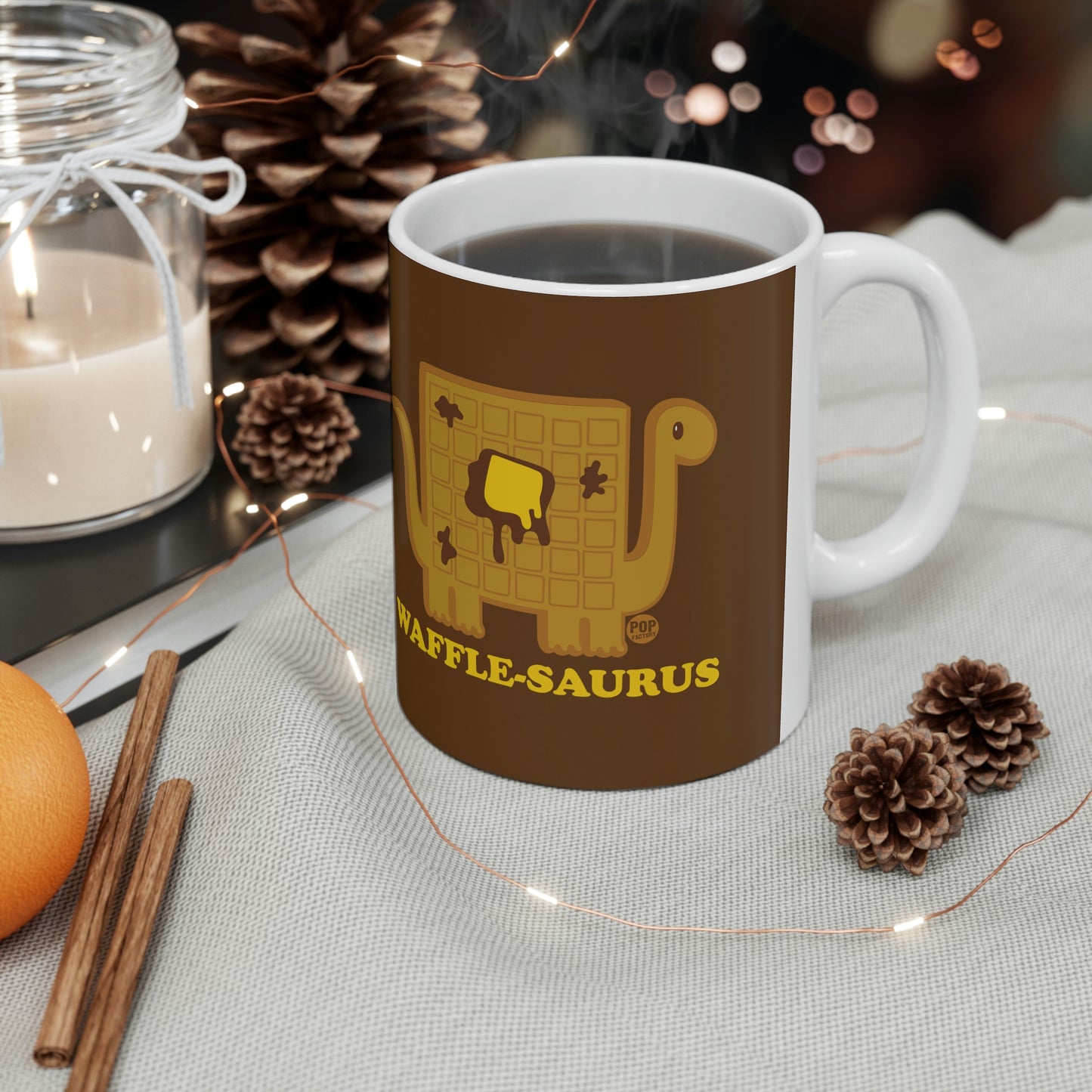 Waffle Saurus Mug