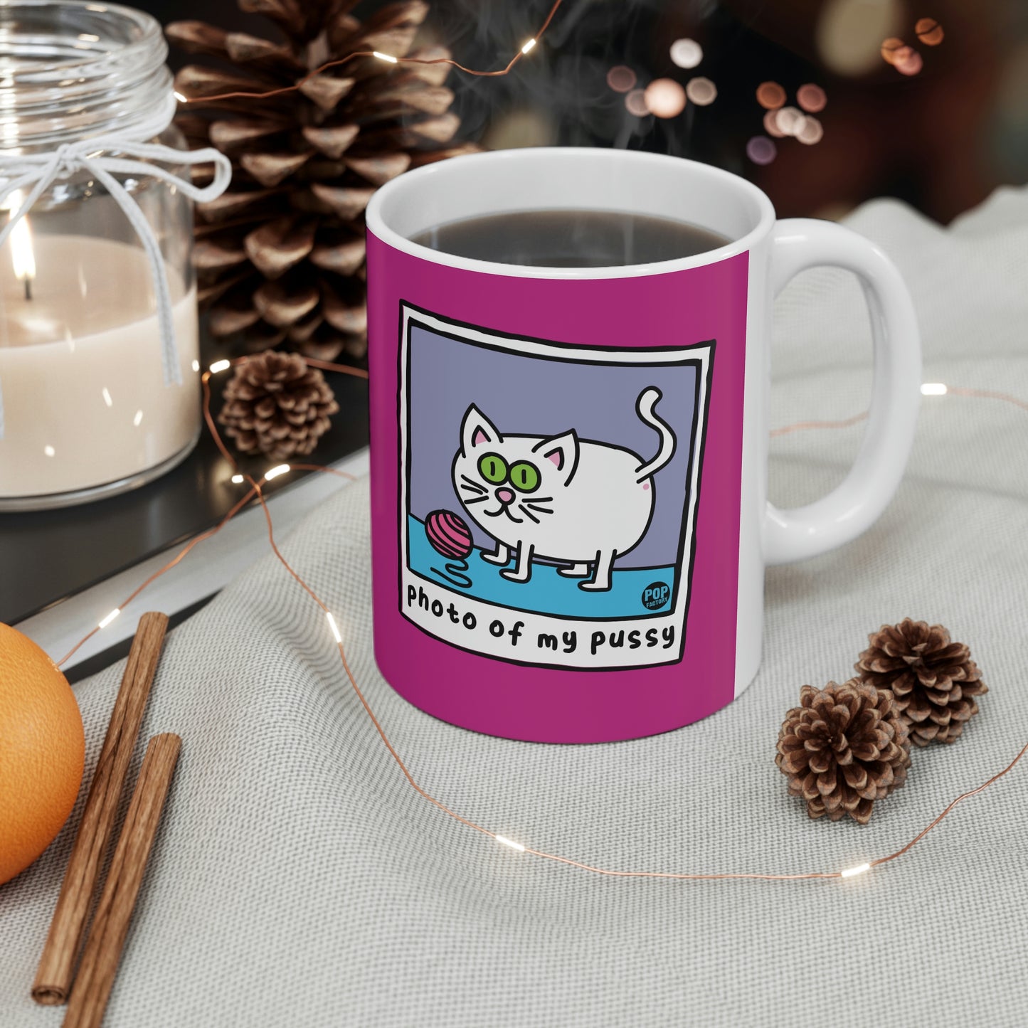 PHOTO OF MY PUSSY COFFEE MUG