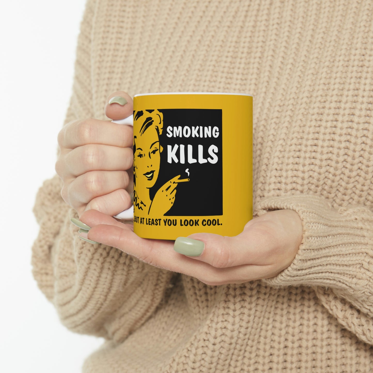 Smoking Kills Look Cool Mug