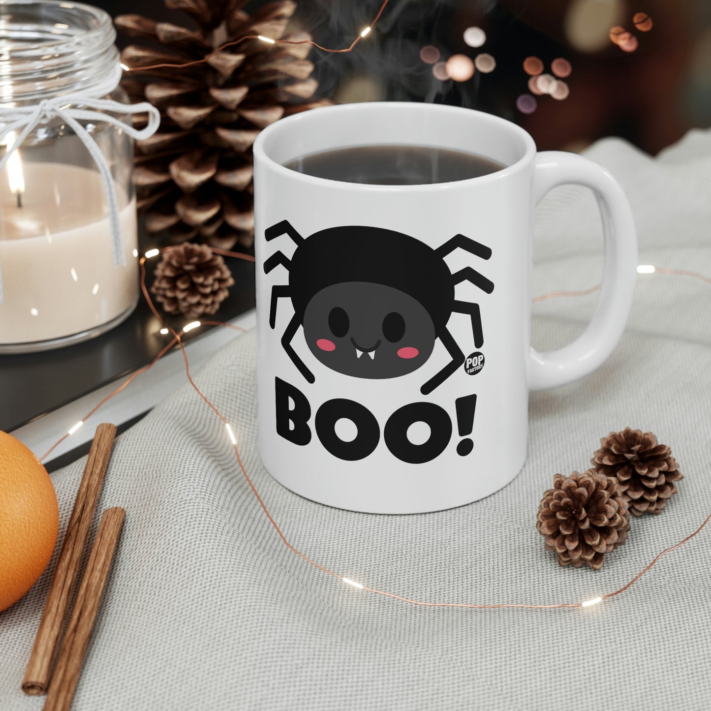 BOO SPIDER COFFEE MUG