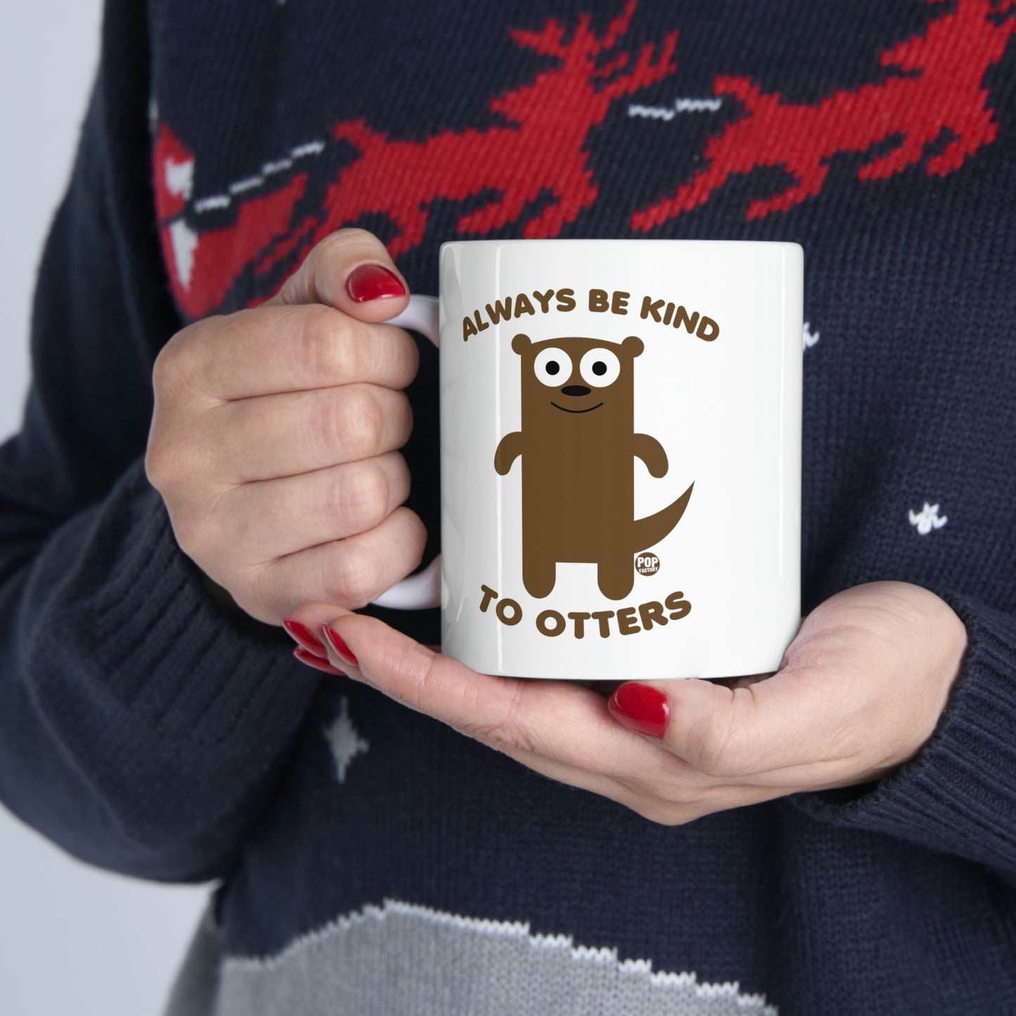 ALWAYS BE KIND TO OTTERS COFFEE MUG