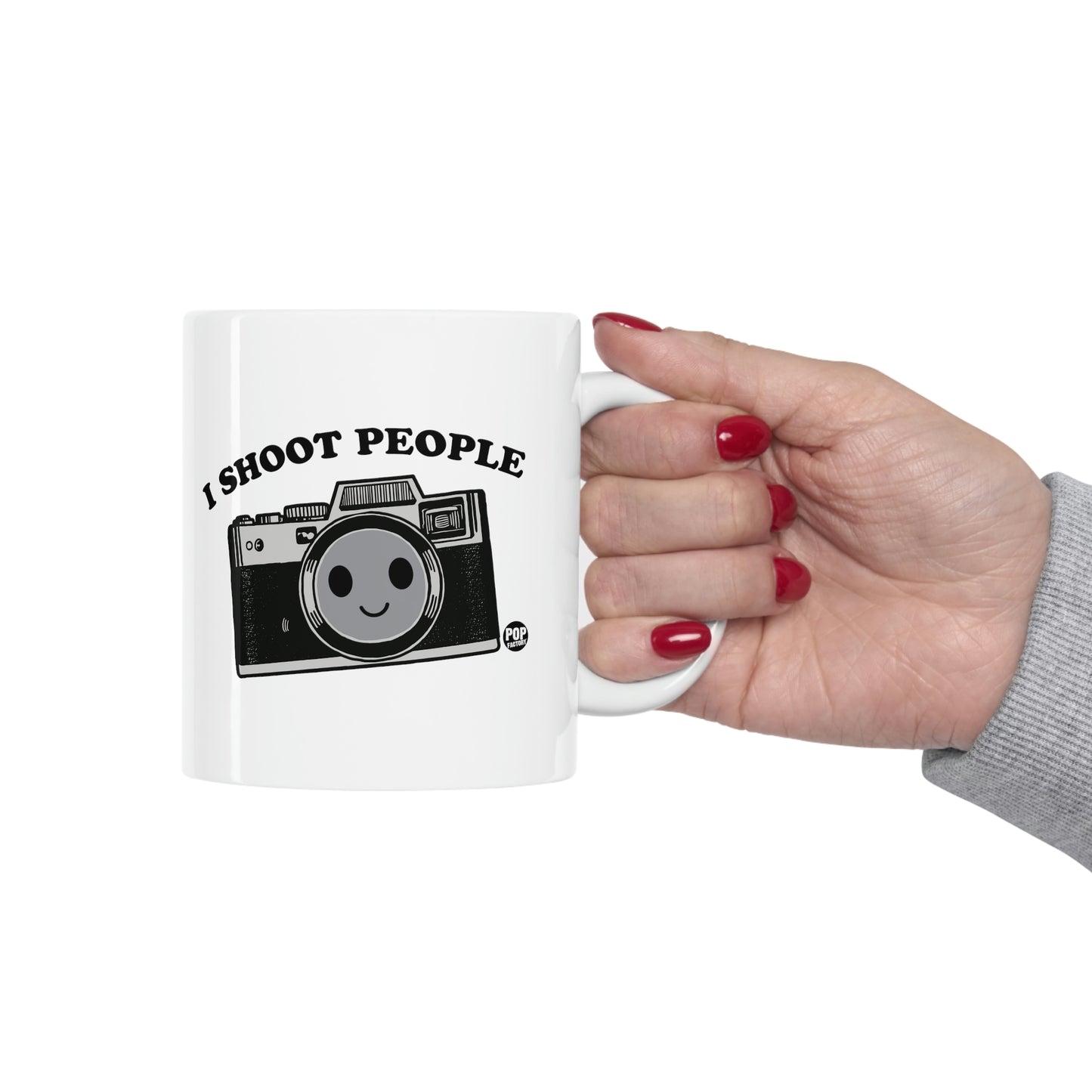 I SHOOT PEOPLE COFFEE MUG