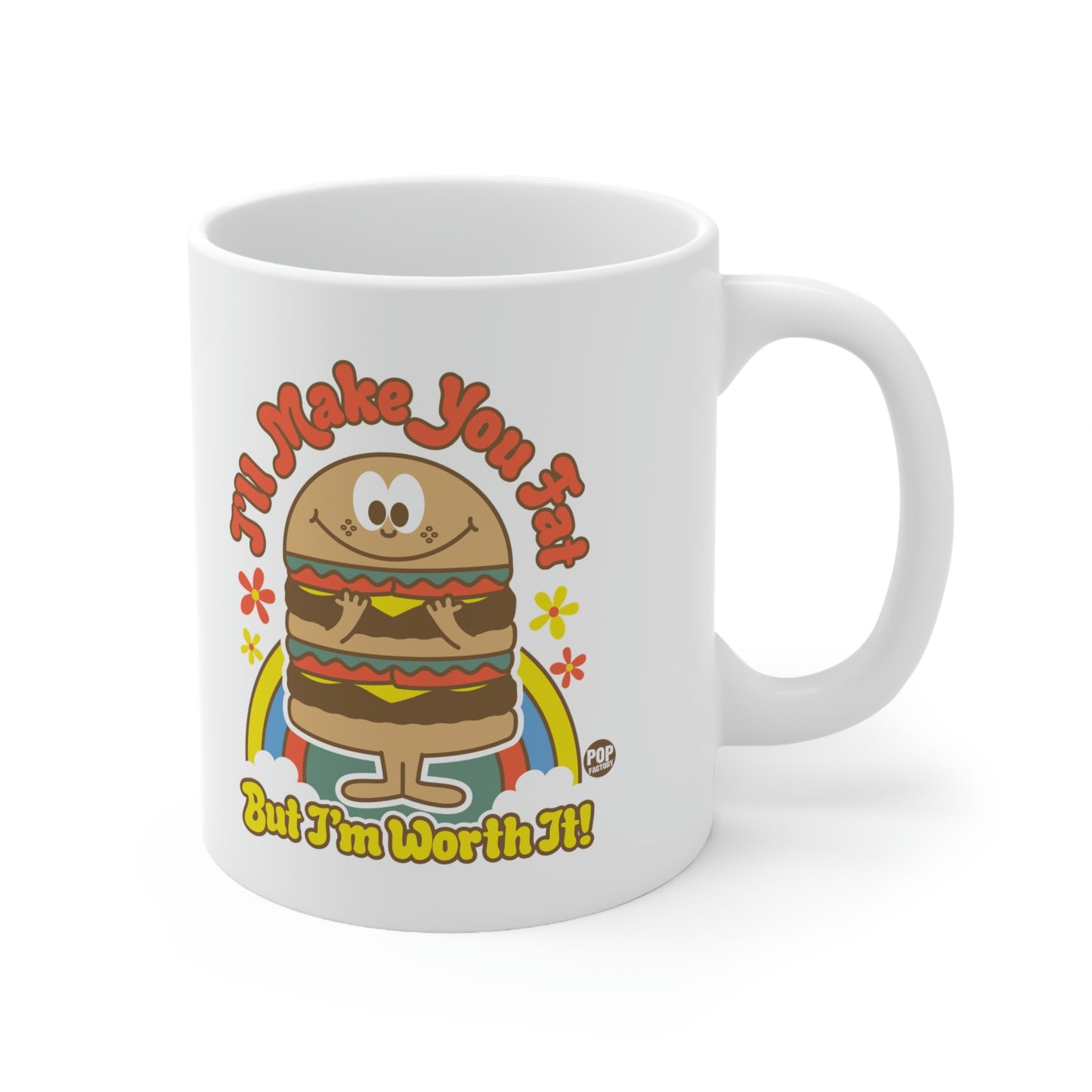 FUNSHINE-I'LL MAKE YOU FAT BURGER COFFEE MUG