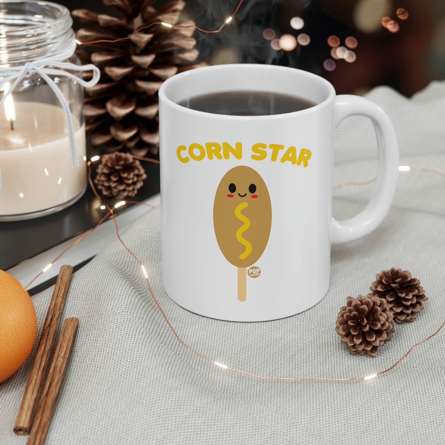 CORN STAR CORN DOG COFFEE  MUG