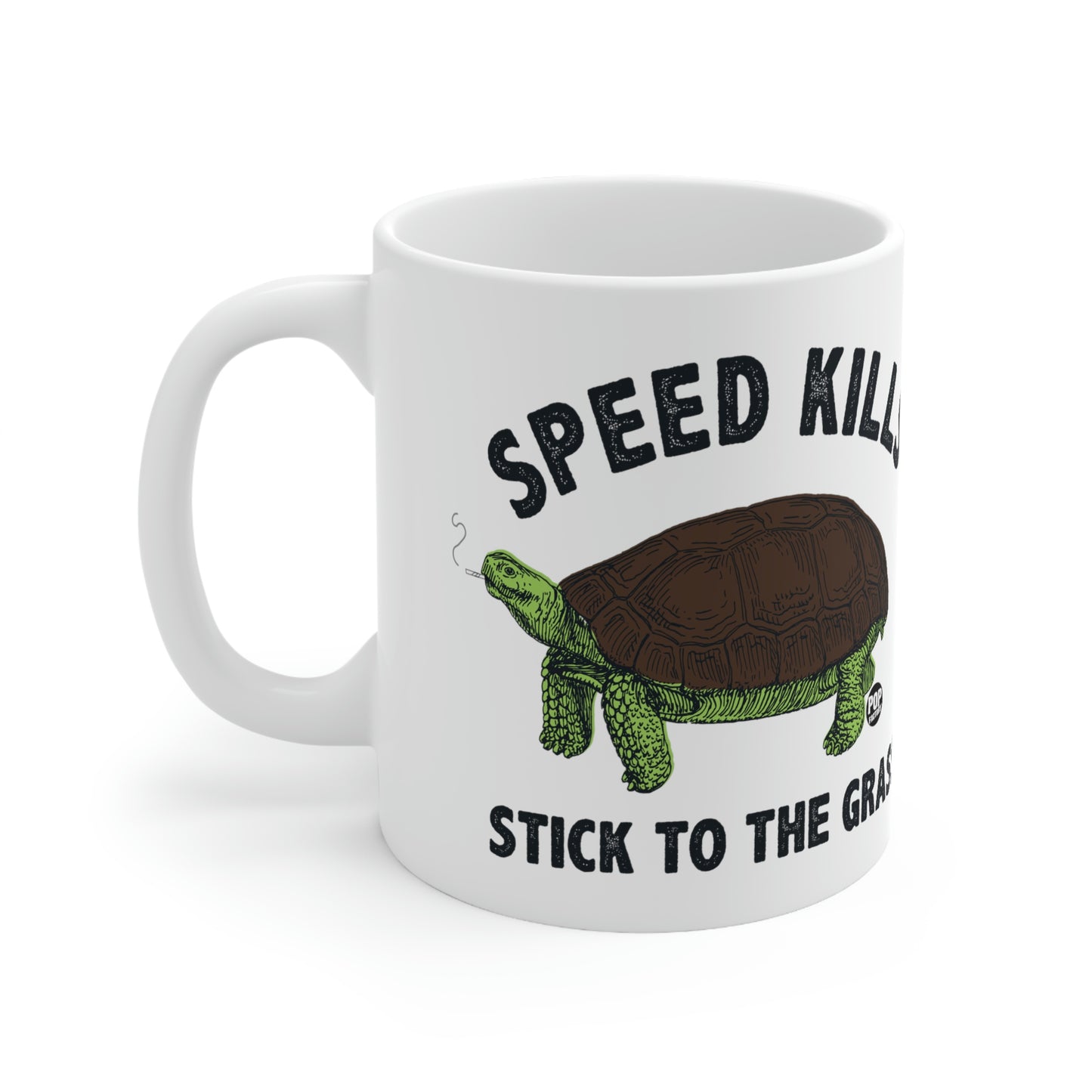 Speed Kills Grass Turtle Mug