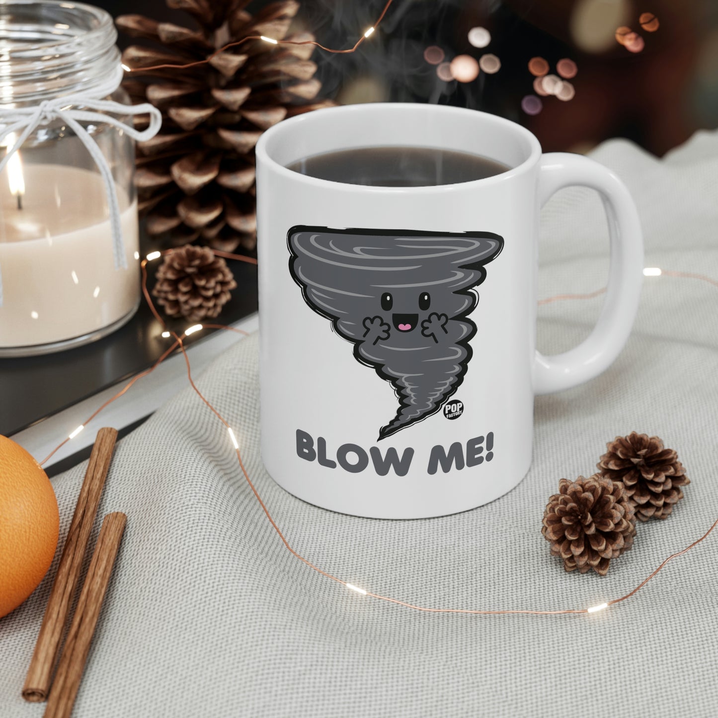 BLOW ME HURRICANE COFFEE MUG