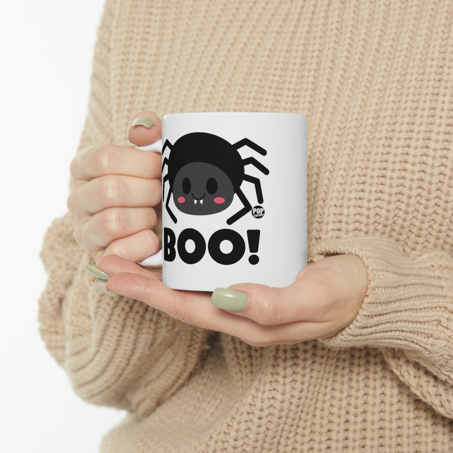 BOO SPIDER COFFEE MUG