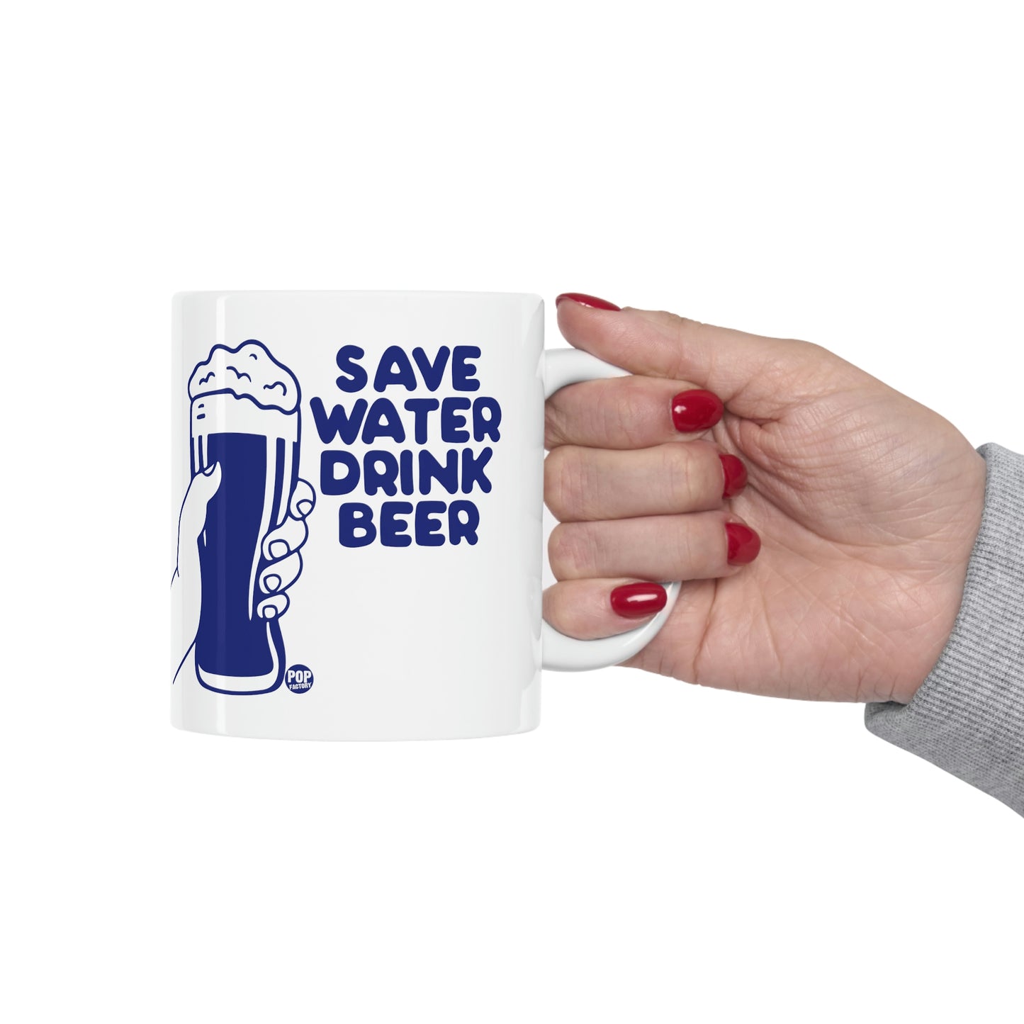 Save Water Drink Beer Mug