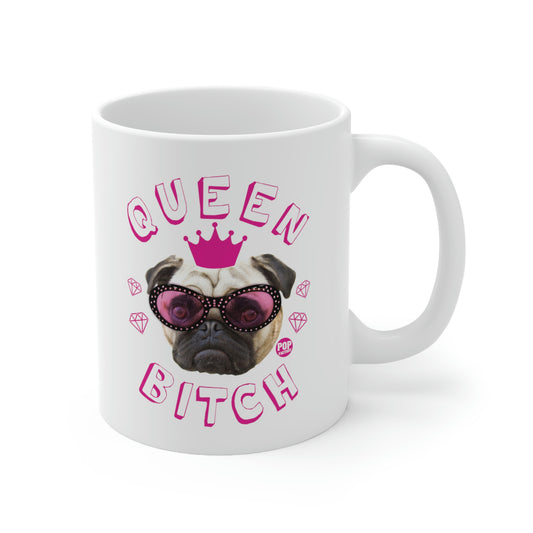 QUEEN BITCH PUG COFFEE MUG