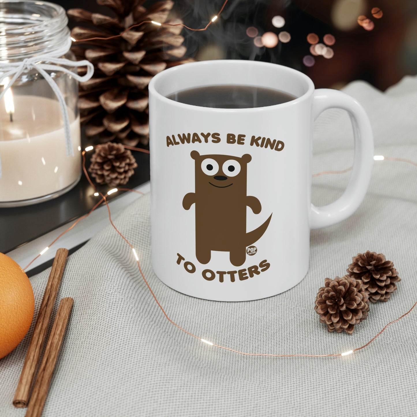 ALWAYS BE KIND TO OTTERS COFFEE MUG