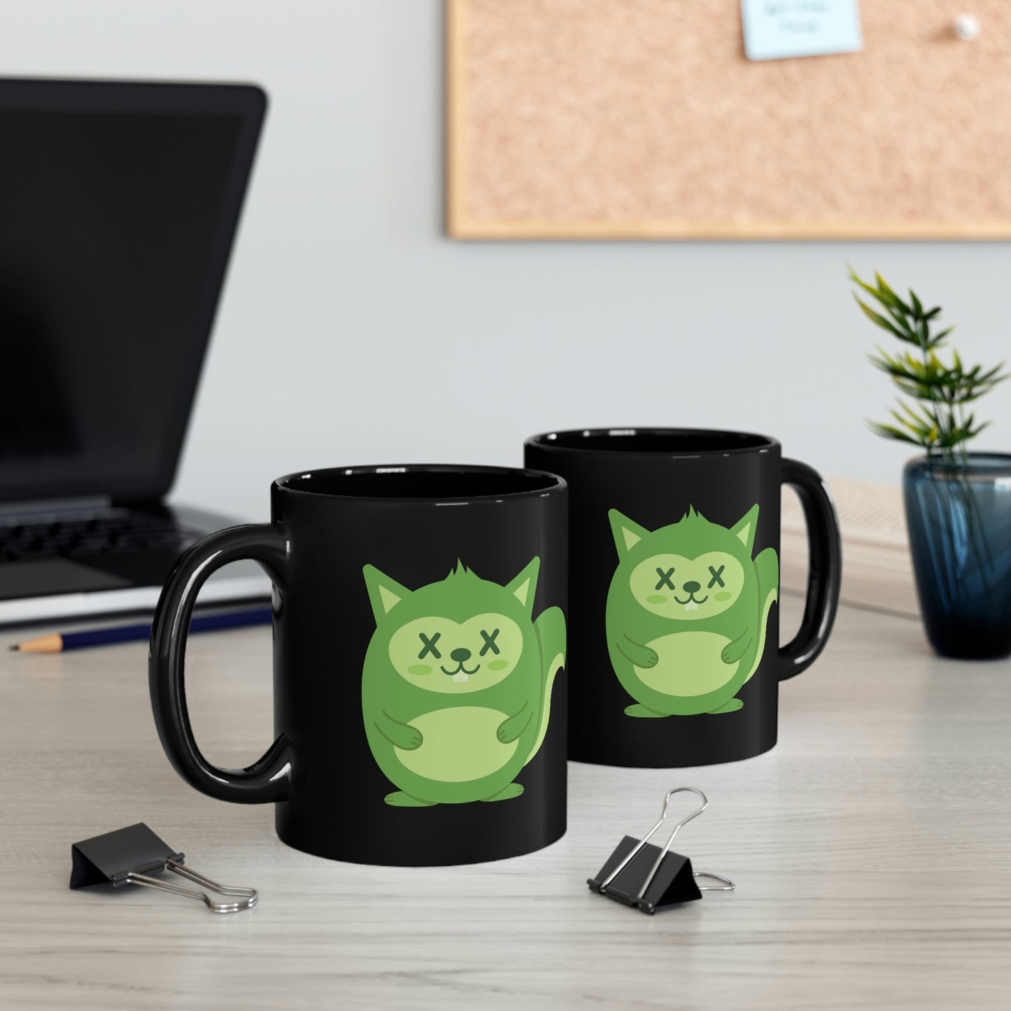 DEADIMALS SQUIRREL COFFEE MUG - HALLOWEEN COLLECTION