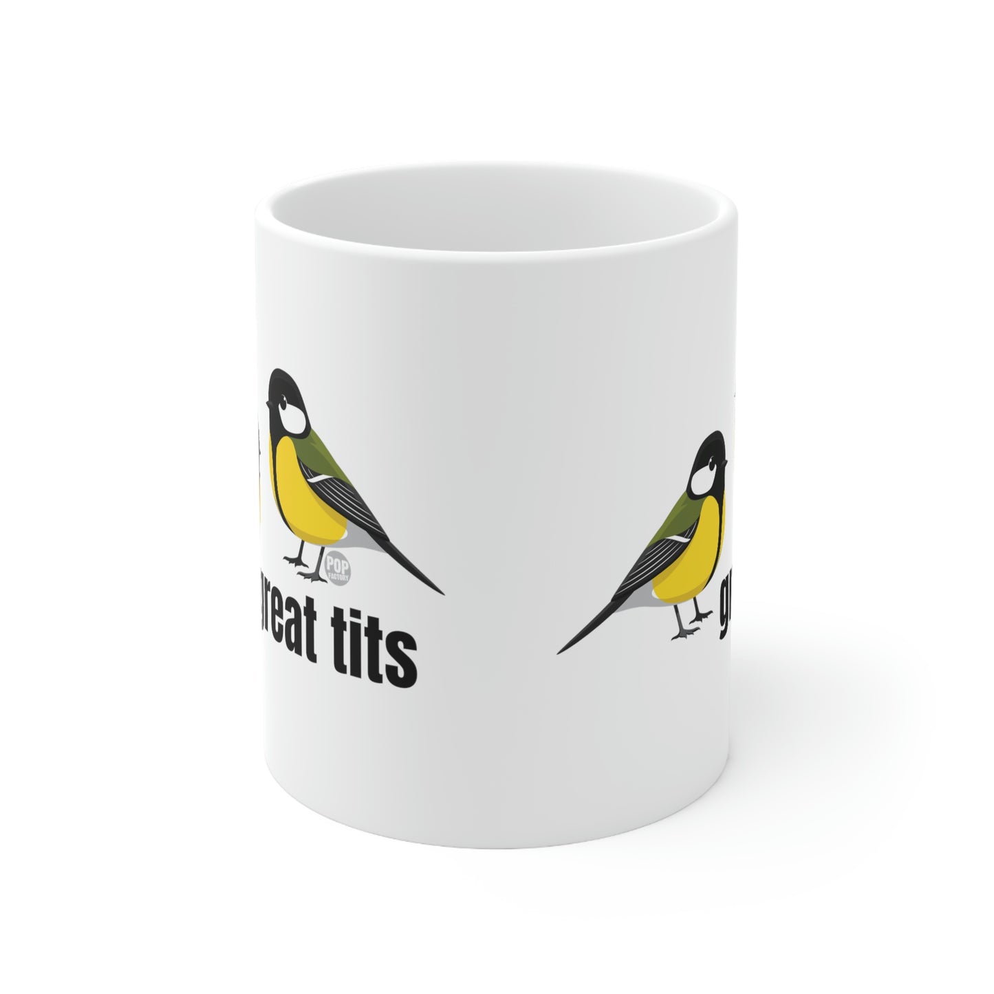 GREAT TITS COFFEE MUG