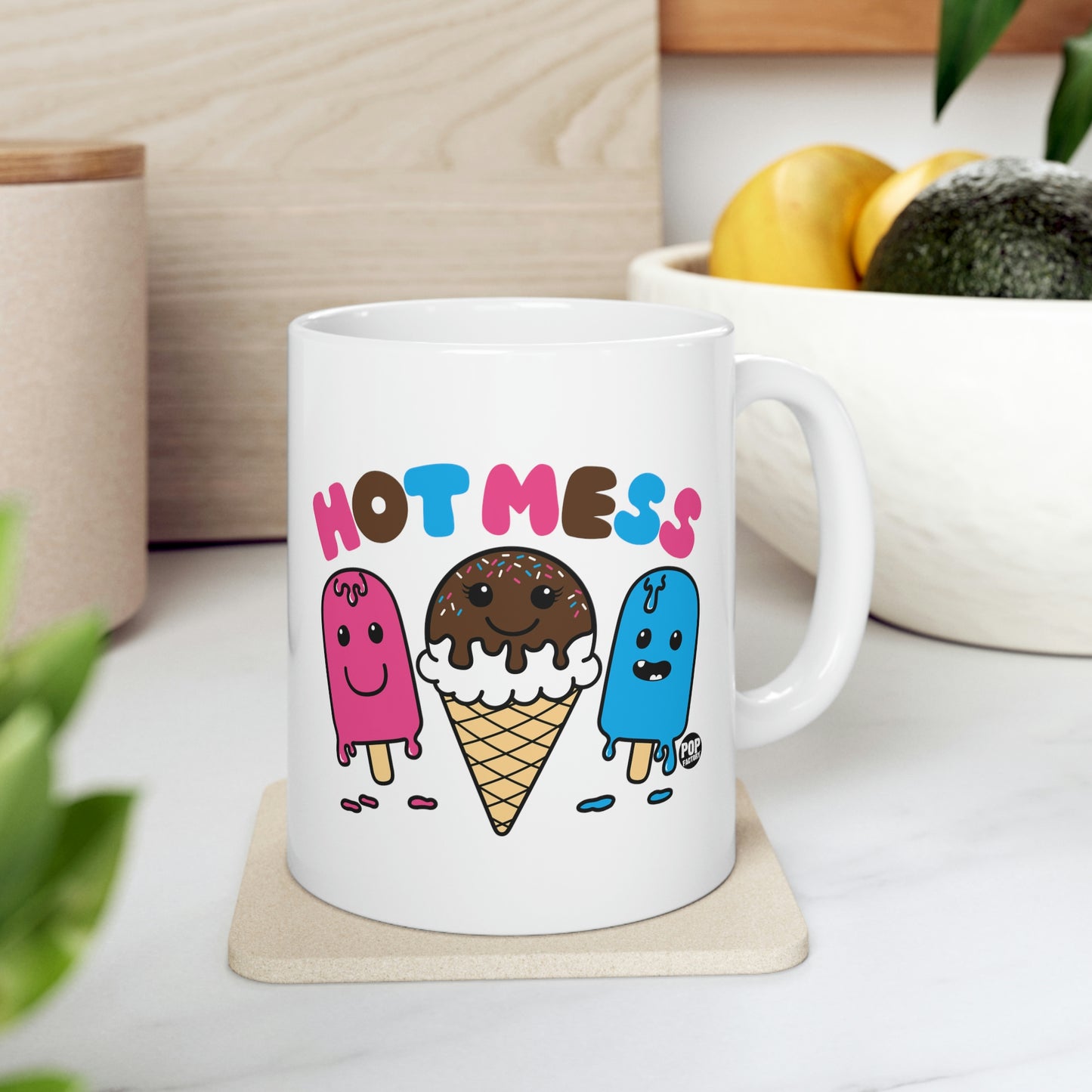 HOT MESS ICE CREAM COFFEE MUG