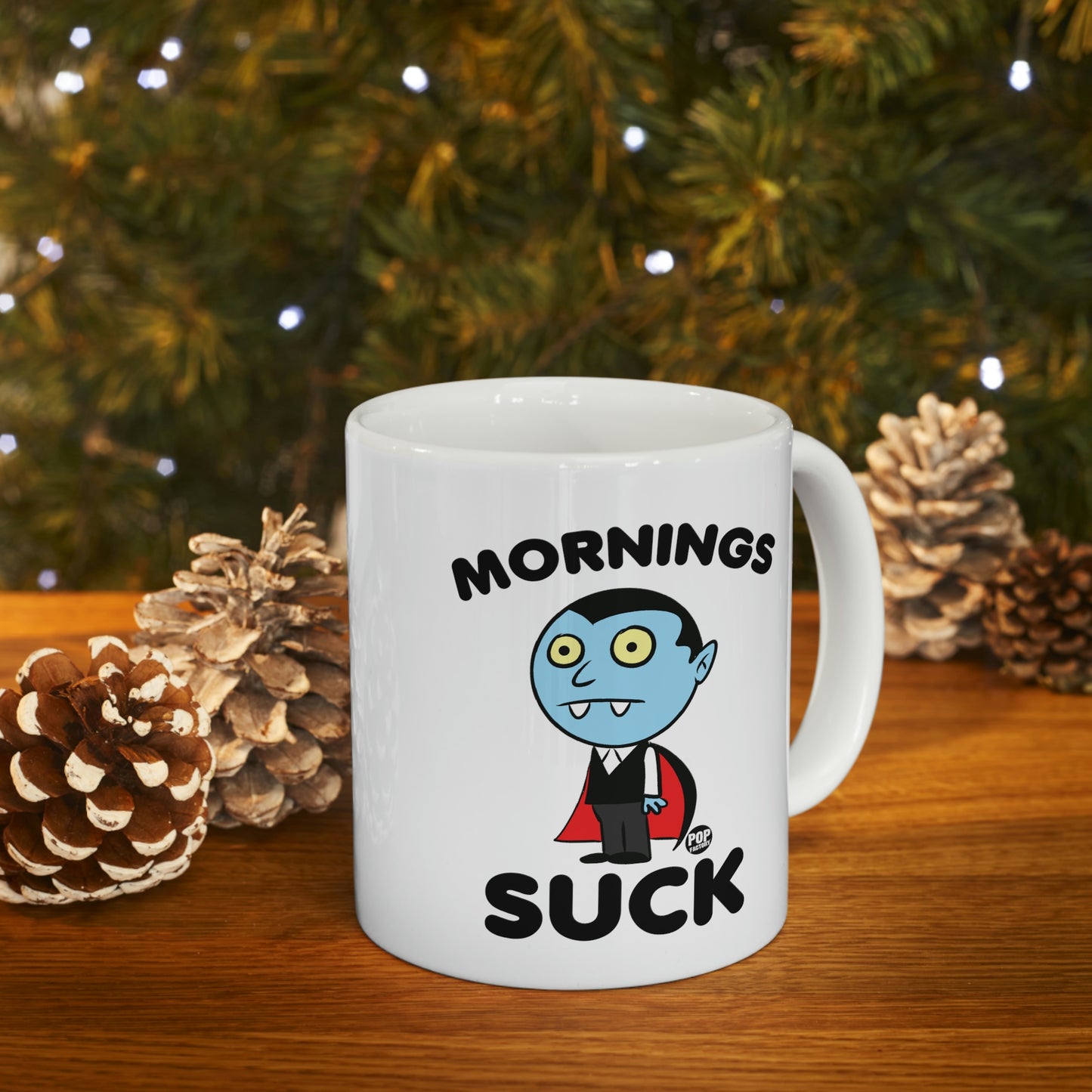 MORNING SUCK DRACULA COFFEE MUG