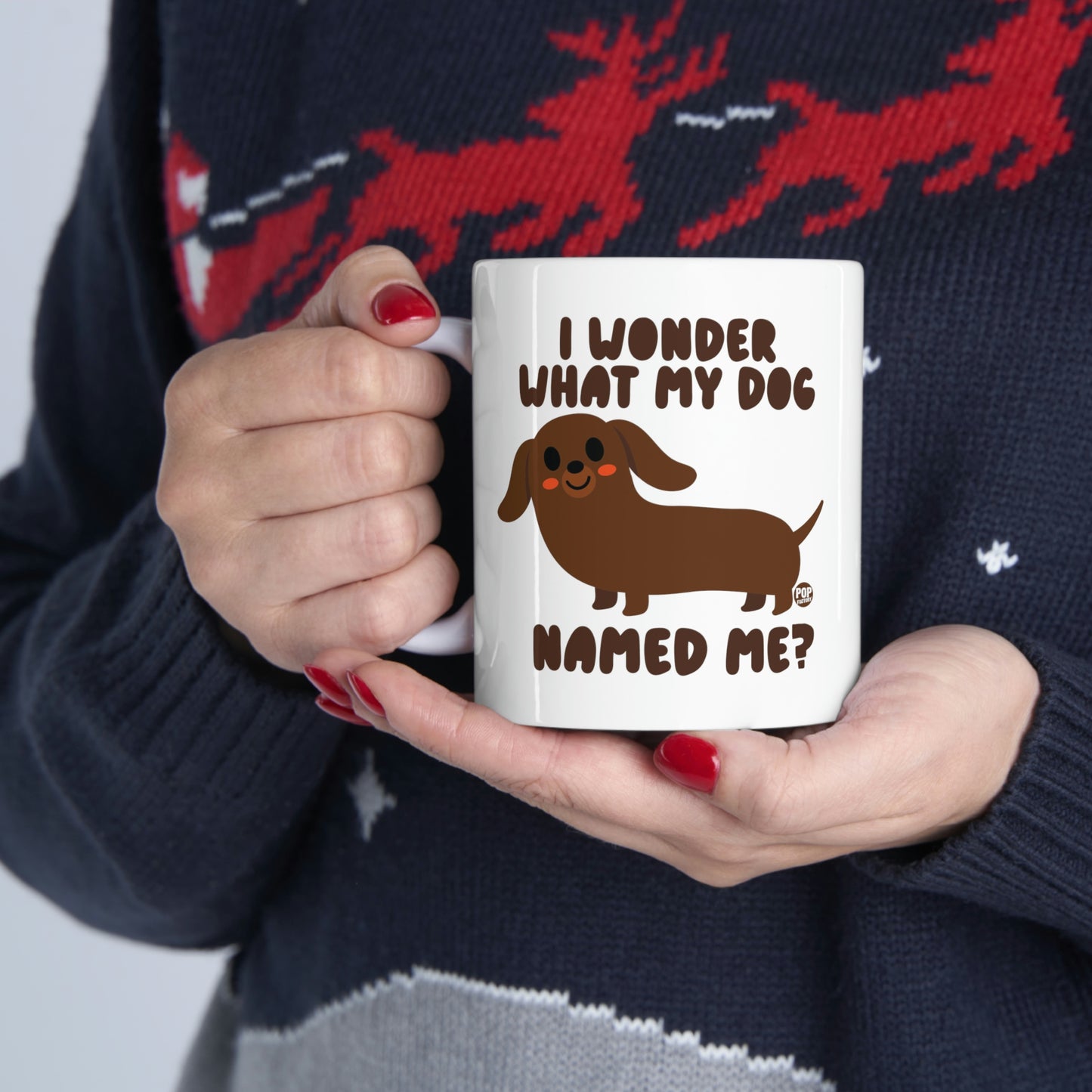 Wonder What My Dog Named Me Mug