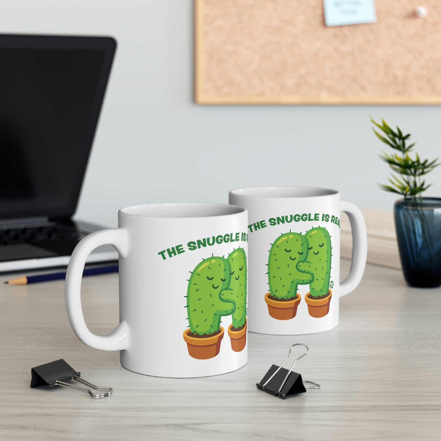 Snuggle Is Real Cactus Mug