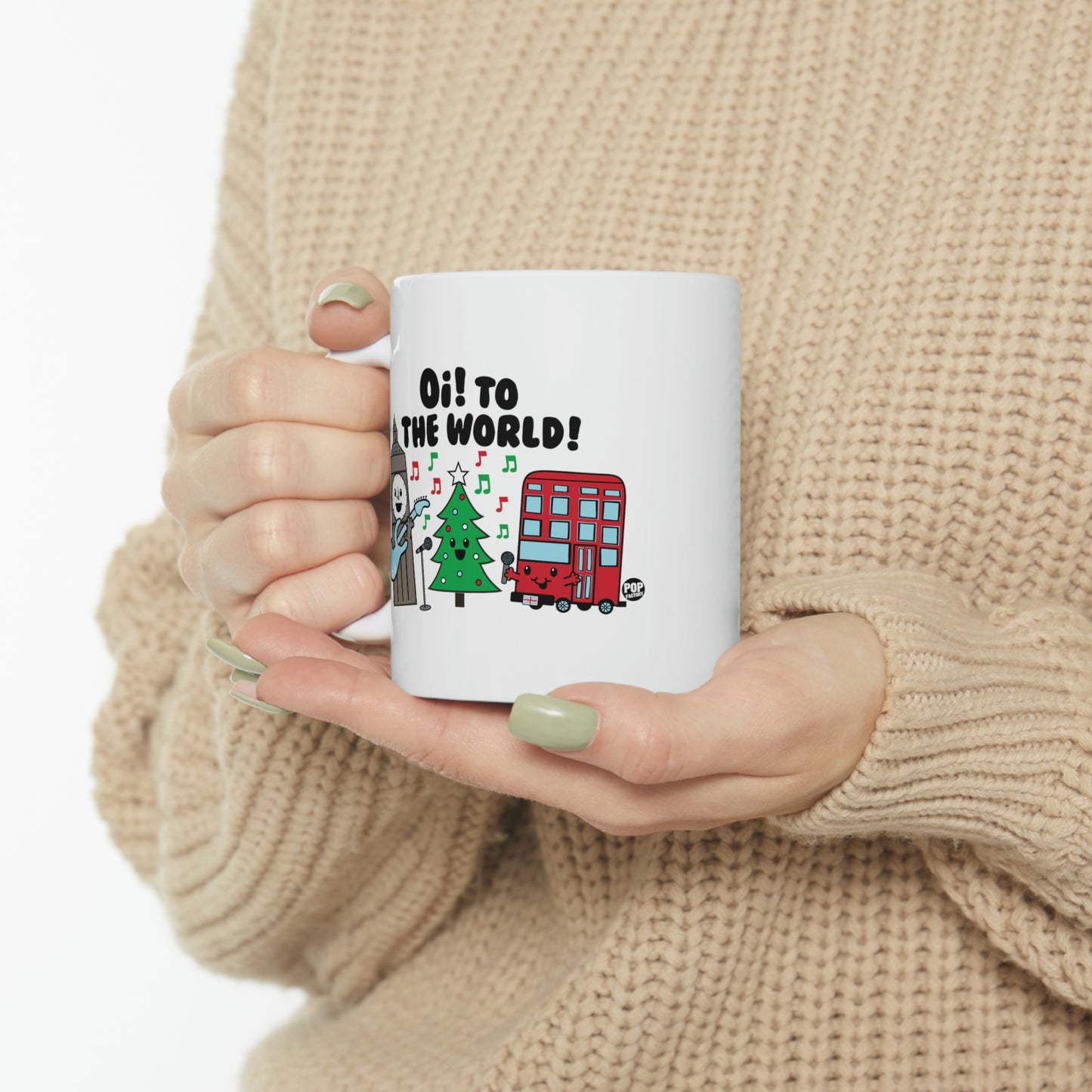 Uk - Oi To The World Xmas Mug