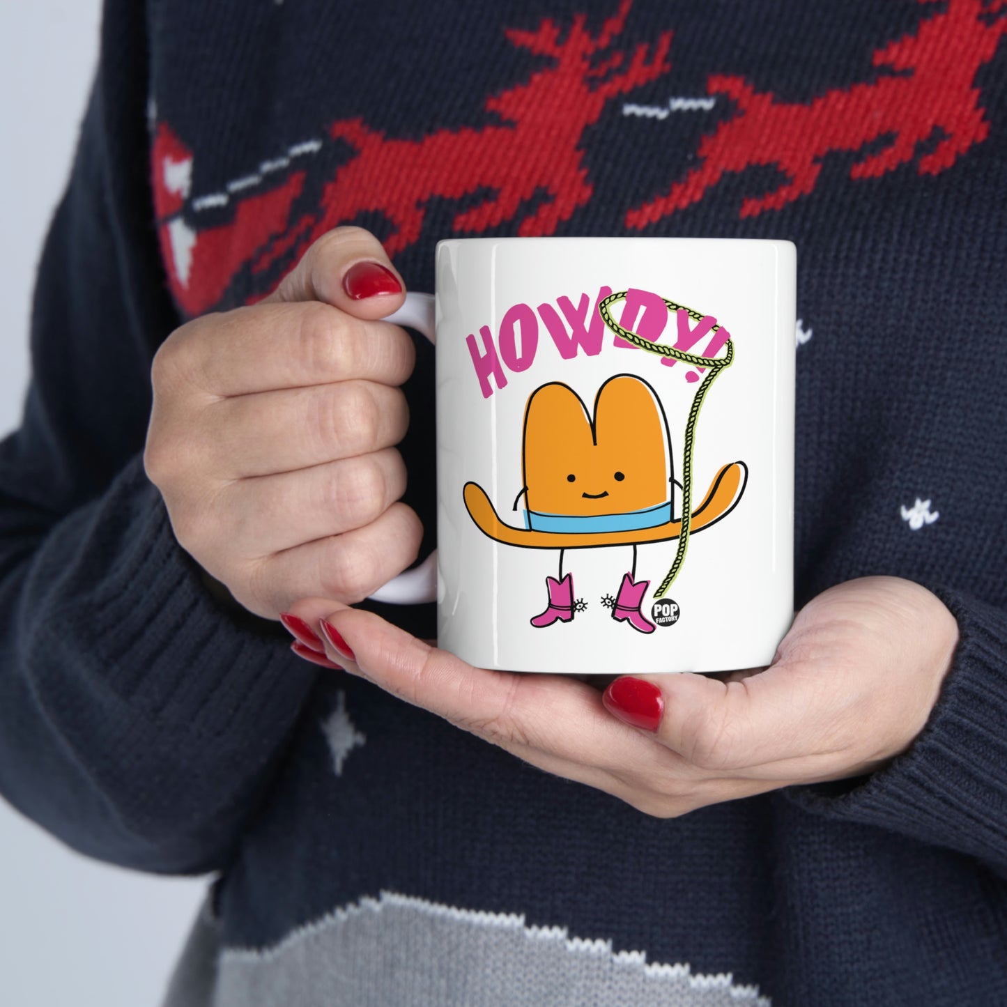 HOWDY HAT COFFEE MUG