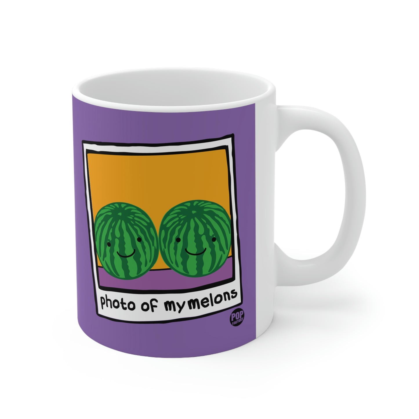 PHOTO OF MY MELONS COFFEE MUG