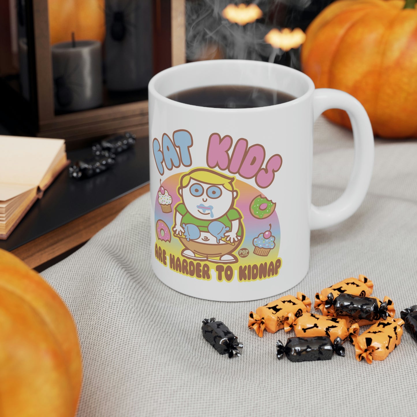 FAT KIDS ARE HARD TO KIDNAP CUTE COFFEE MUG