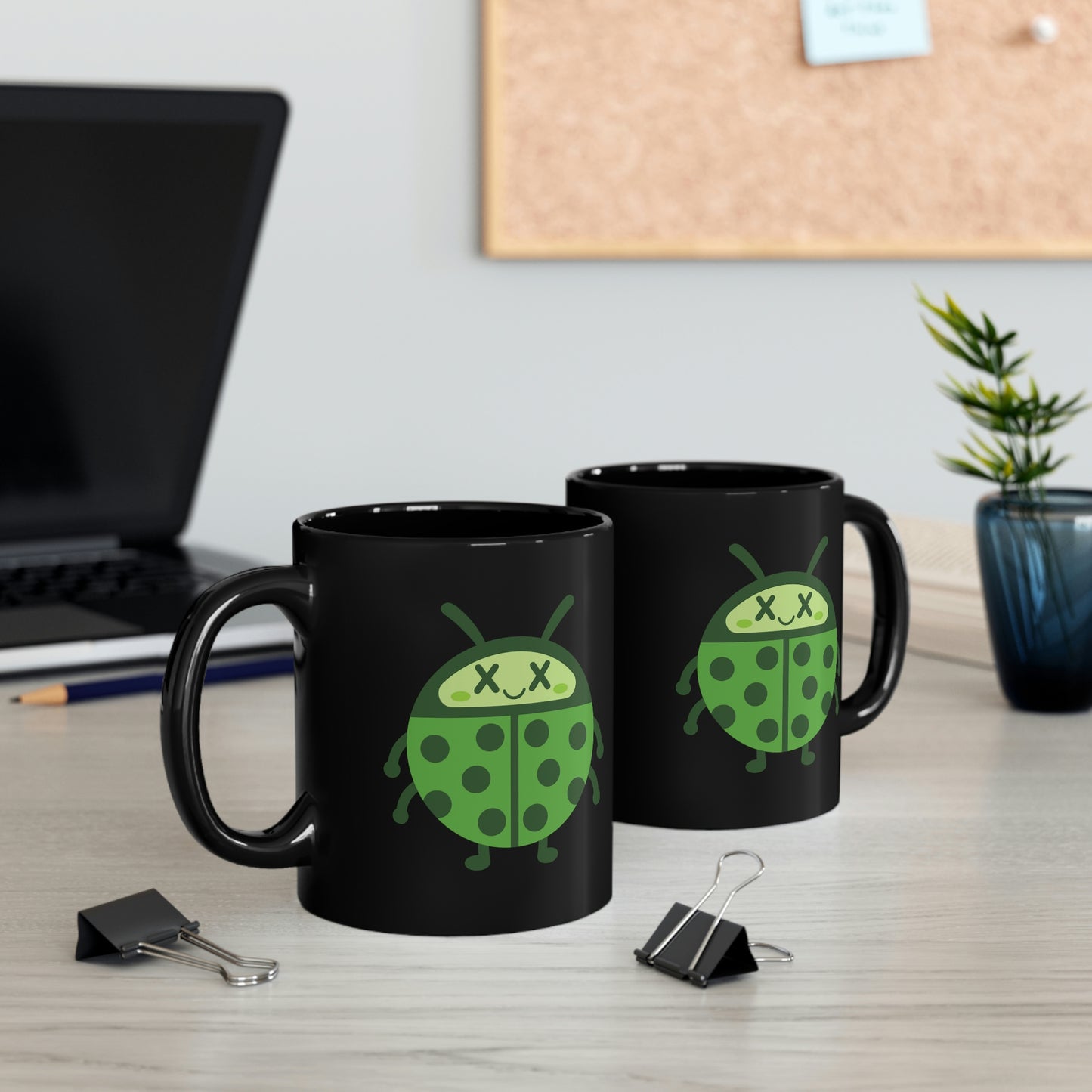 DEADIMALS LADYBUG COFFEE MUG - Halloween Edition