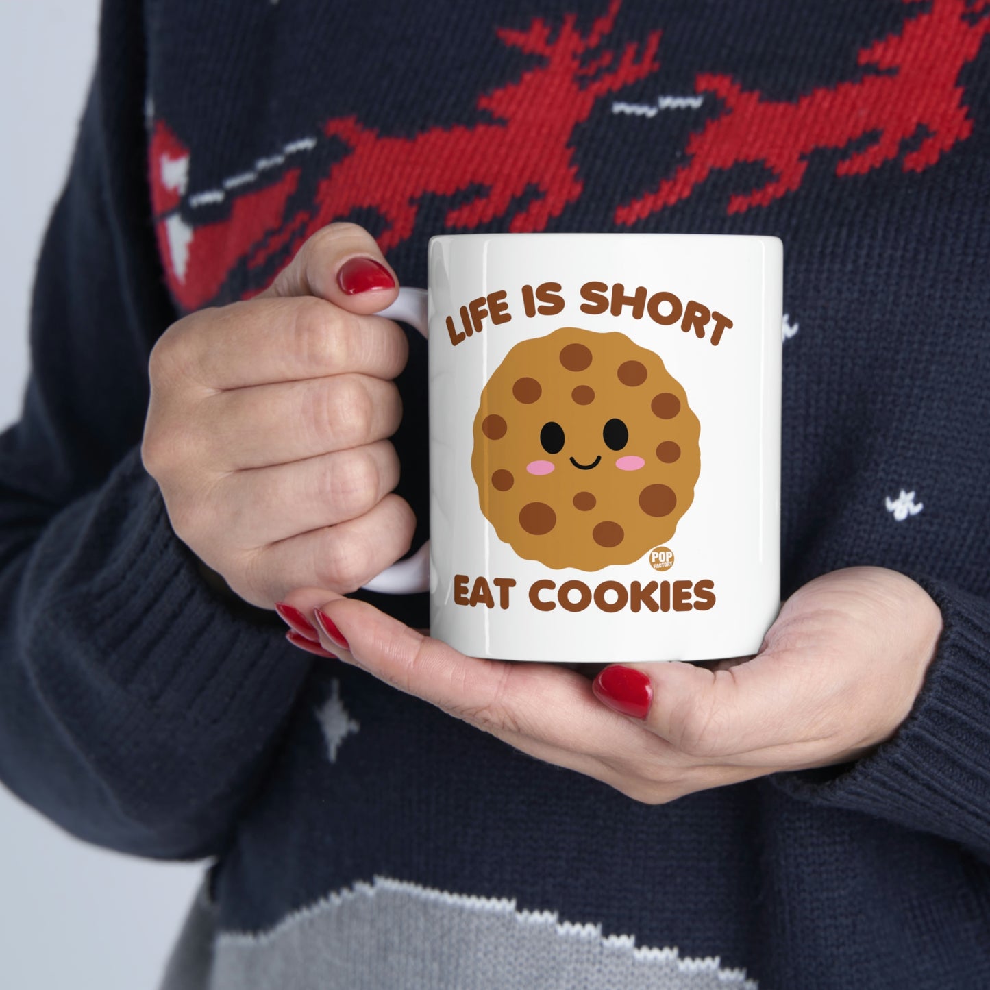 Life is Short, Eat Cookies Coffee Mug