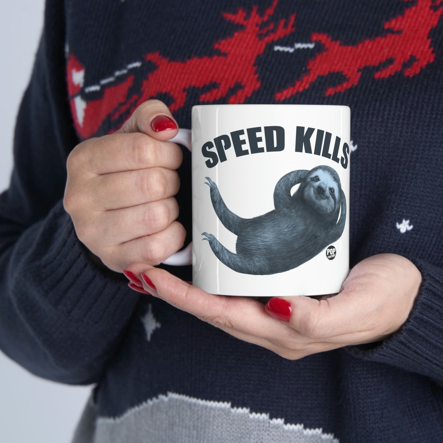 Speed Kills Sloth Mug