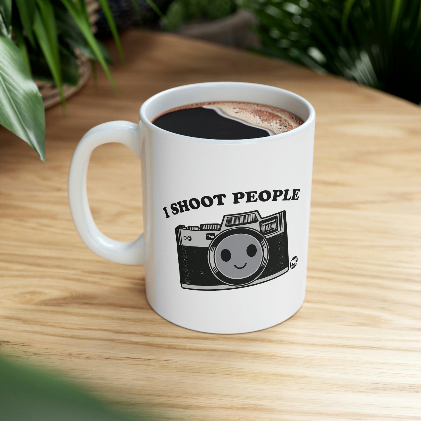 I SHOOT PEOPLE COFFEE MUG