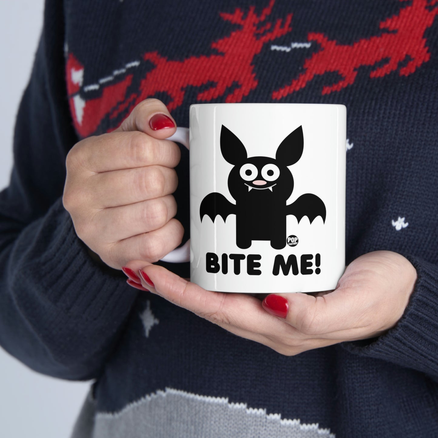 BITE ME BAT COFFEE MUG