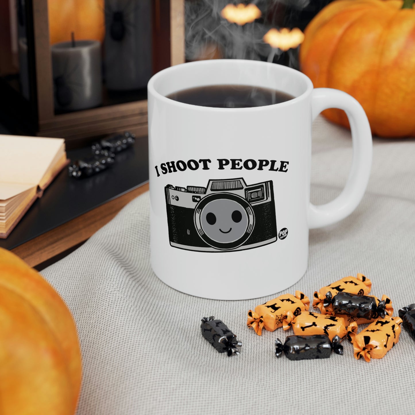 I SHOOT PEOPLE COFFEE MUG