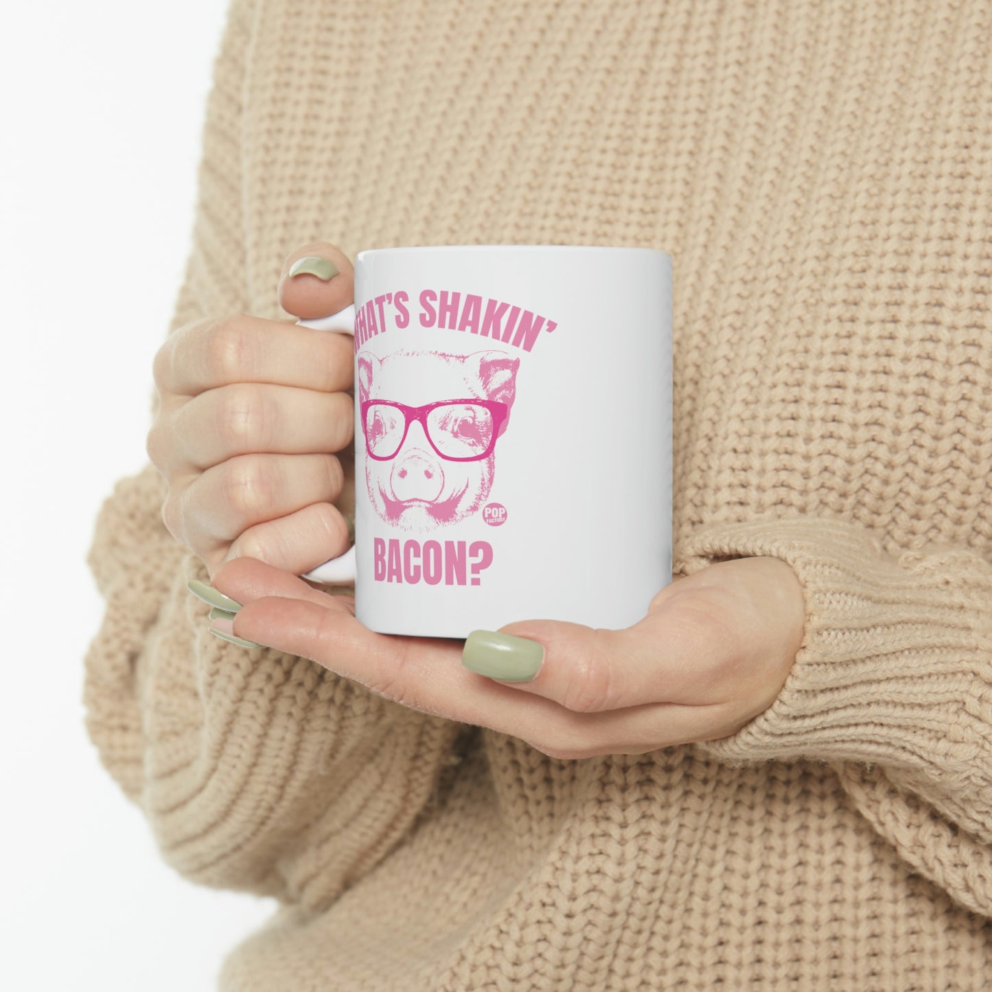 What's Shakin Bacon Pig Mug