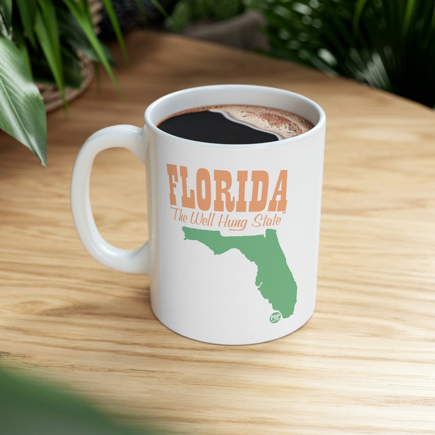 FLORIDA WELL HUNG STATE COFFEE MUG