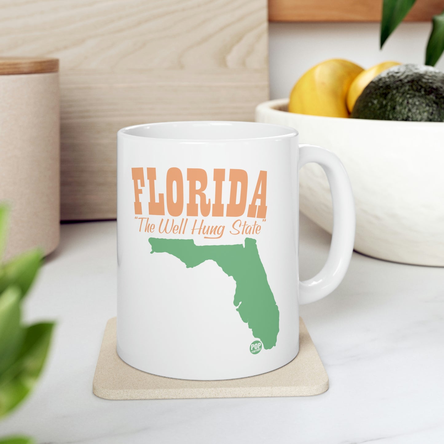 FLORIDA WELL HUNG STATE COFFEE MUG