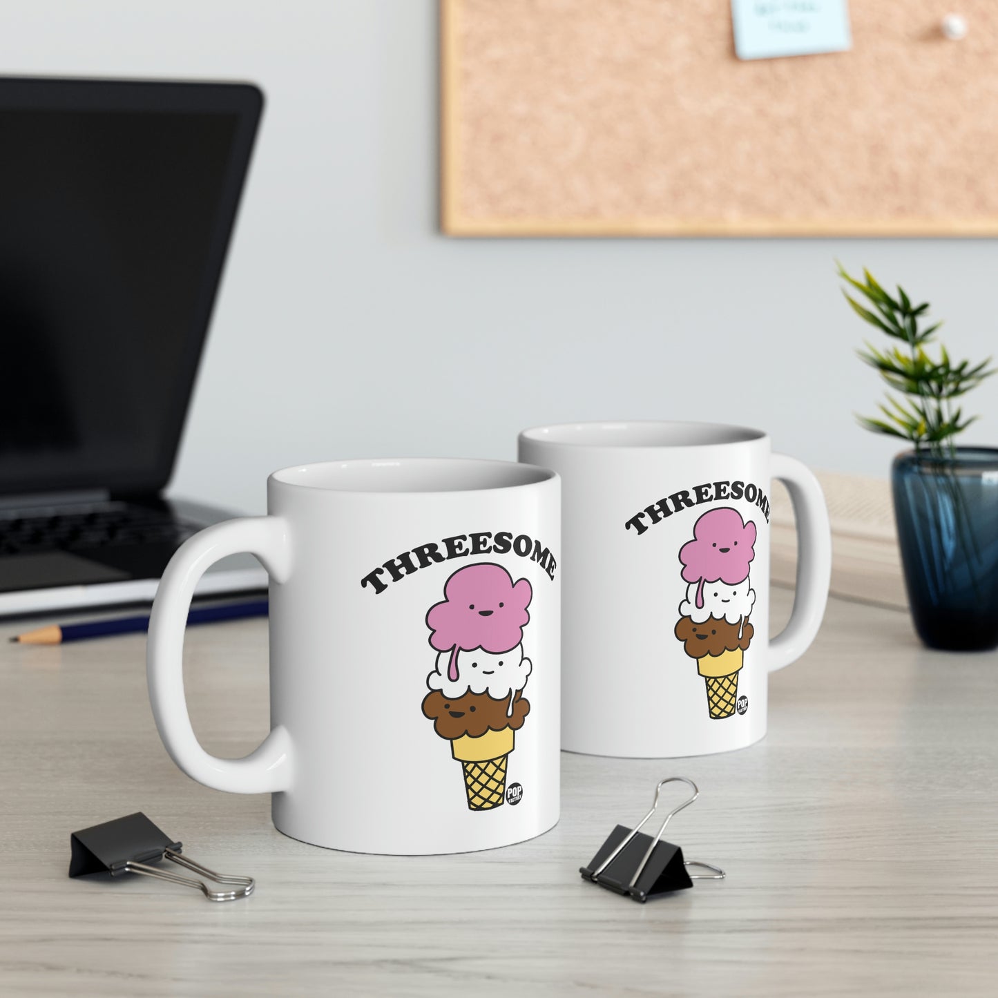 Threesome Icecream Mug