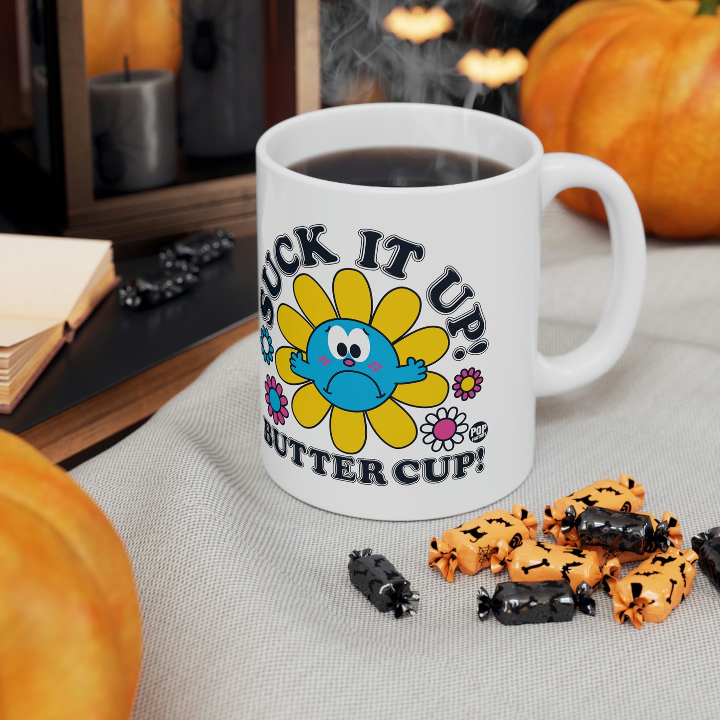 FUNSHINE-SUCK IT UP! BUTTER CUP! COFFEE MUG