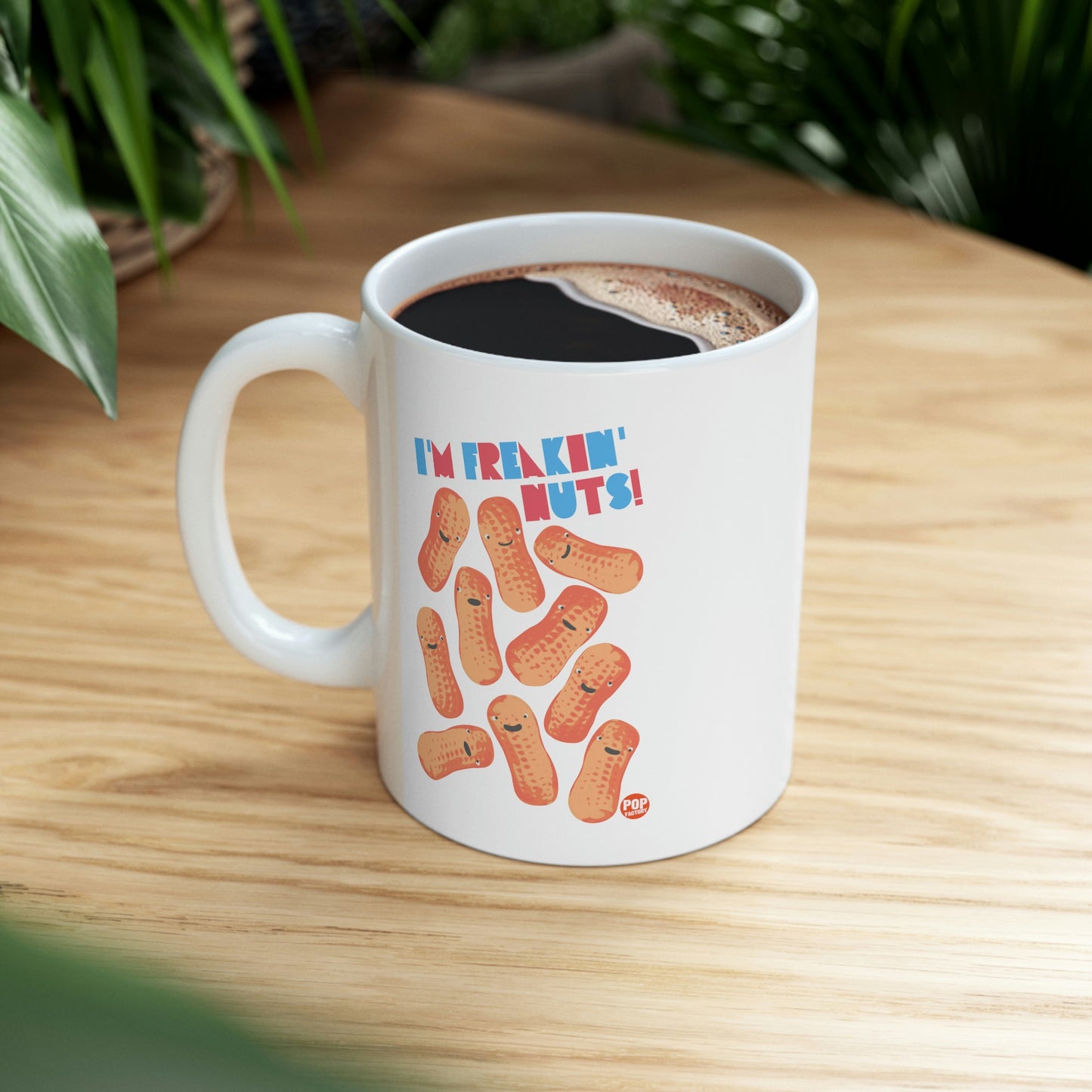 FREAKIN NUTS COFFEE MUG