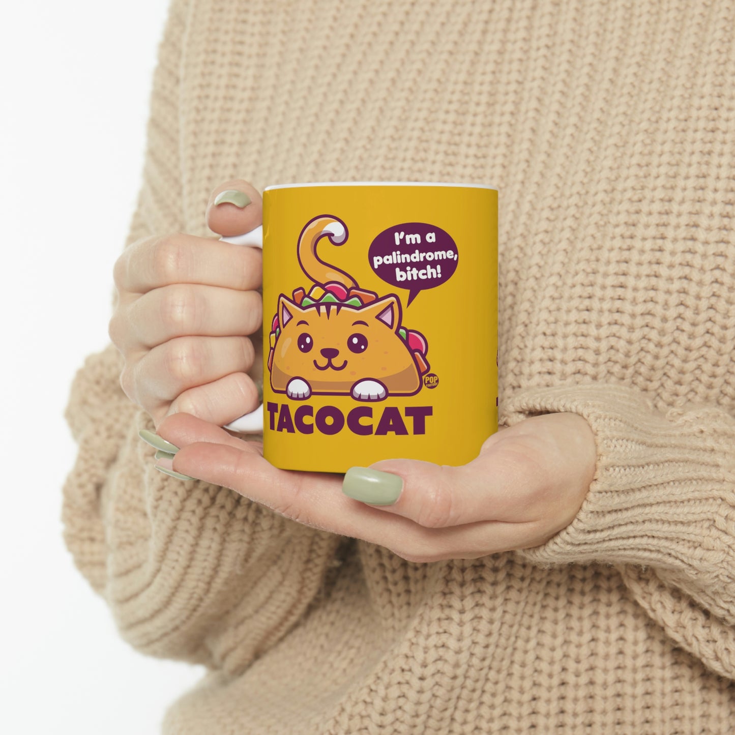 Tacocat Palindrome Mug