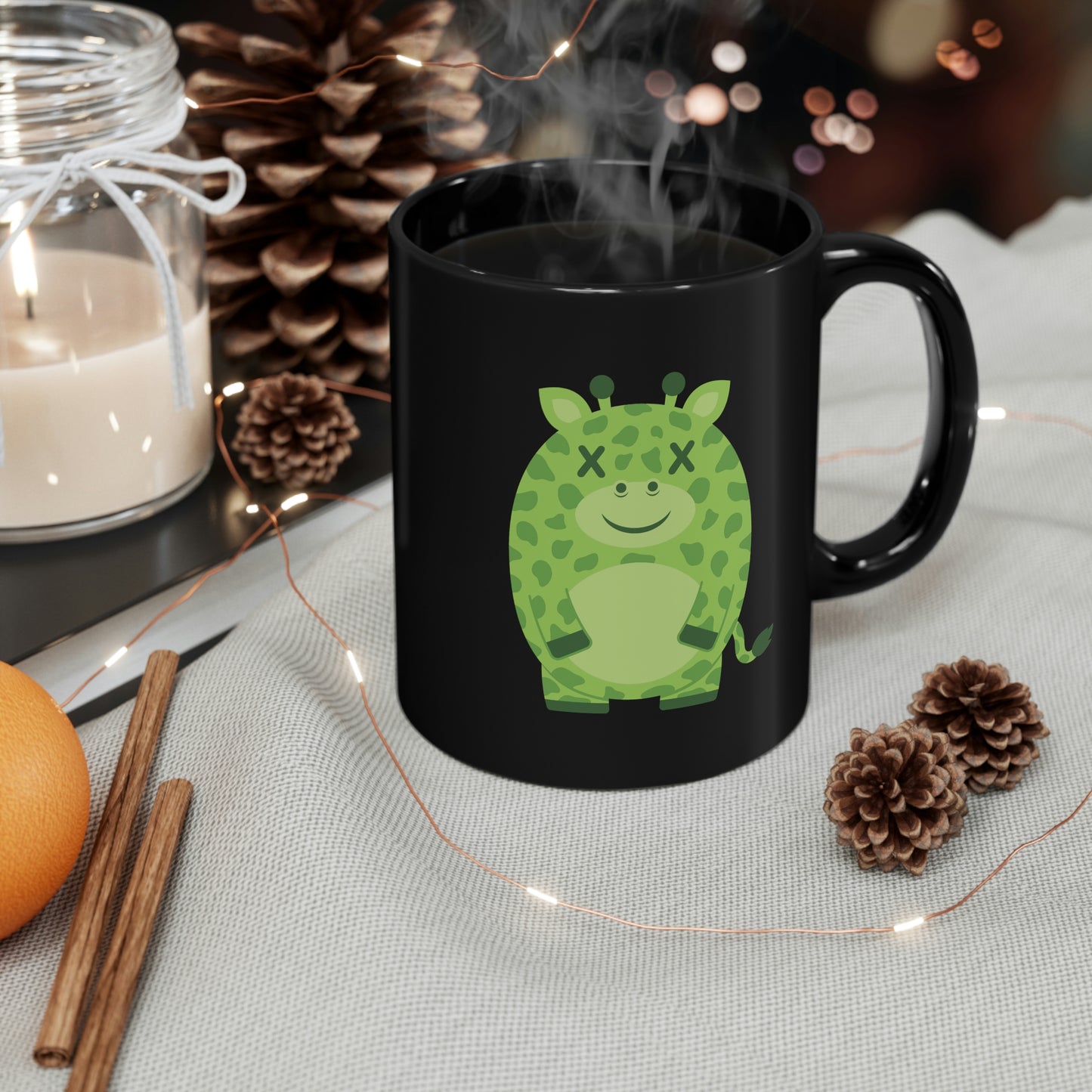 DEADIMALS GIRAFFE COFFEE MUG - Halloween Edition