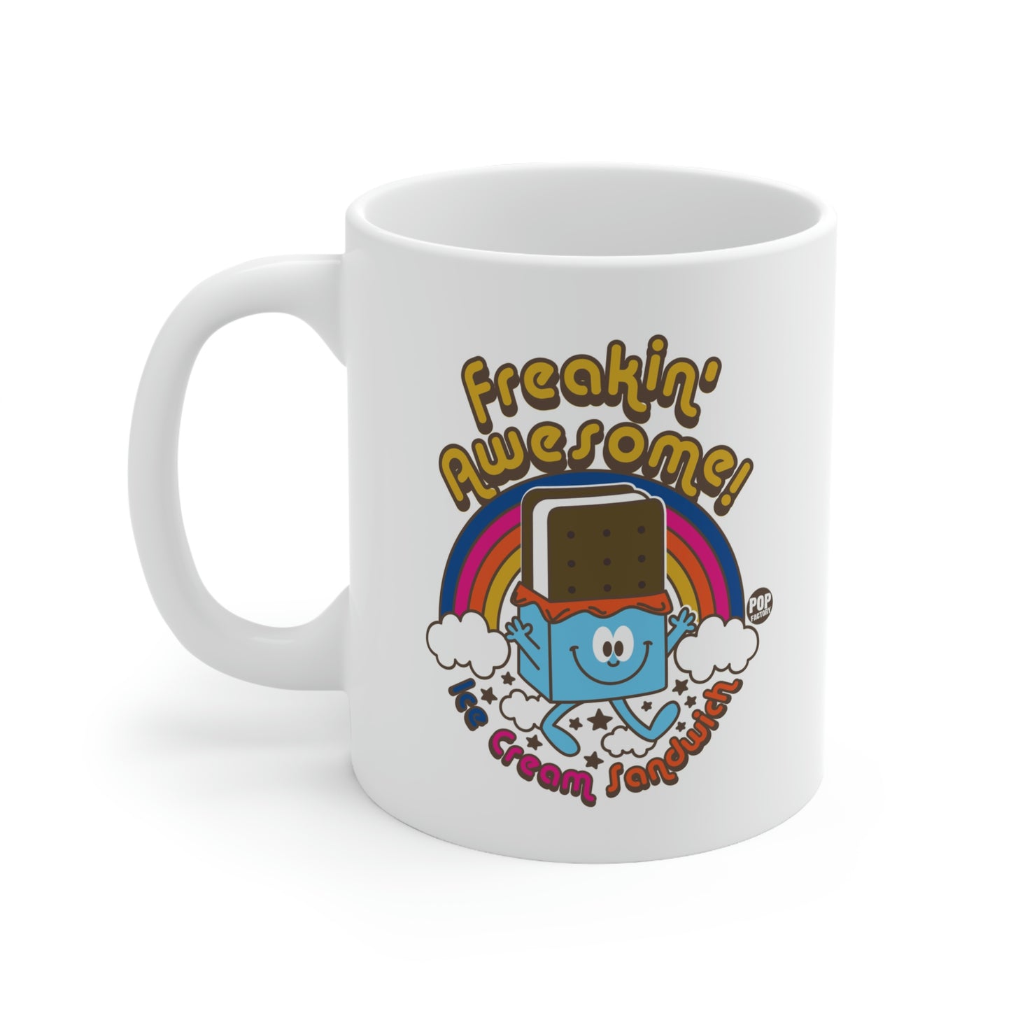 FUNSHINE-FREAKIN' AWESOME! ICE CREAM SANDWICH COFFEE MUG