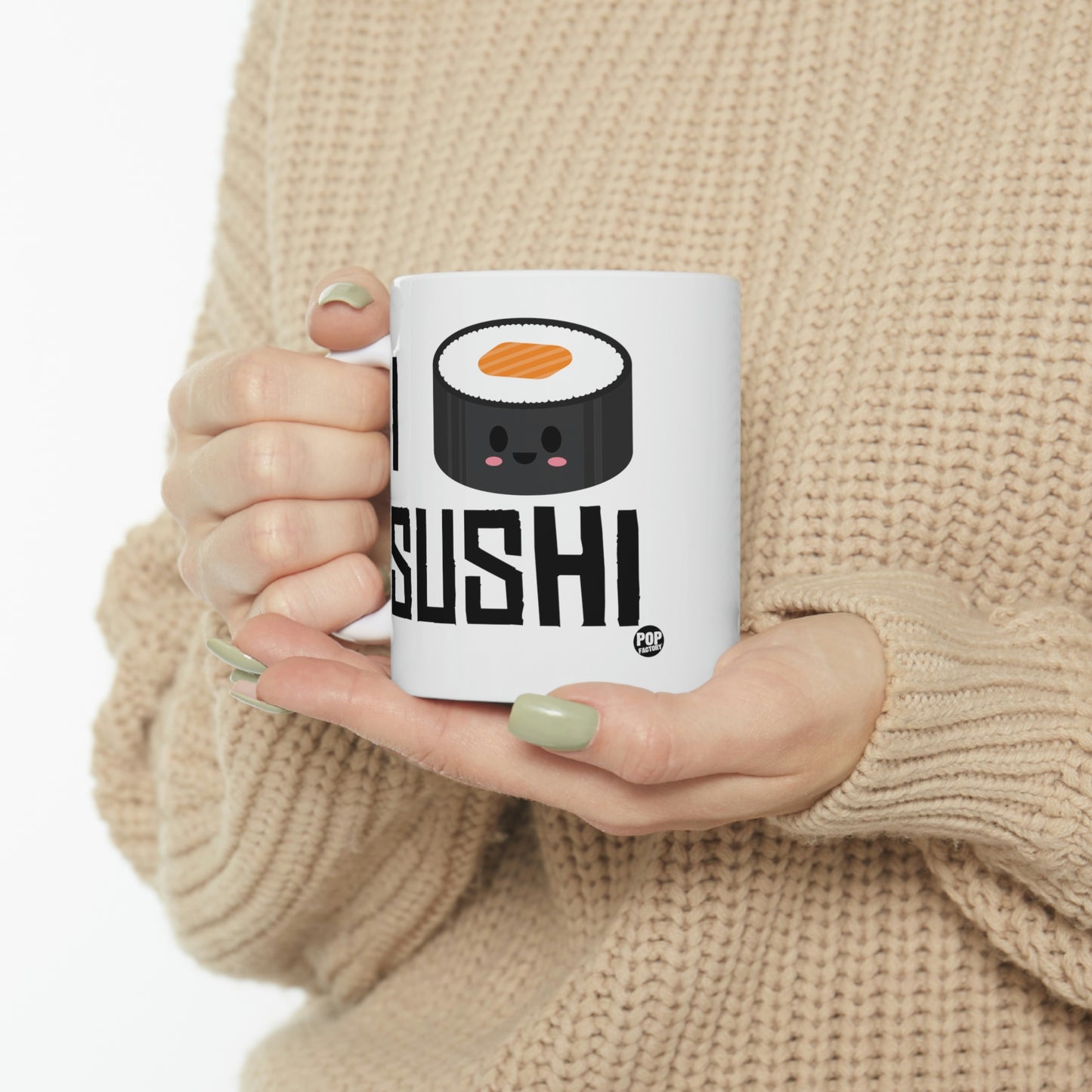 I LOVE SUSHI COFFEE MUG