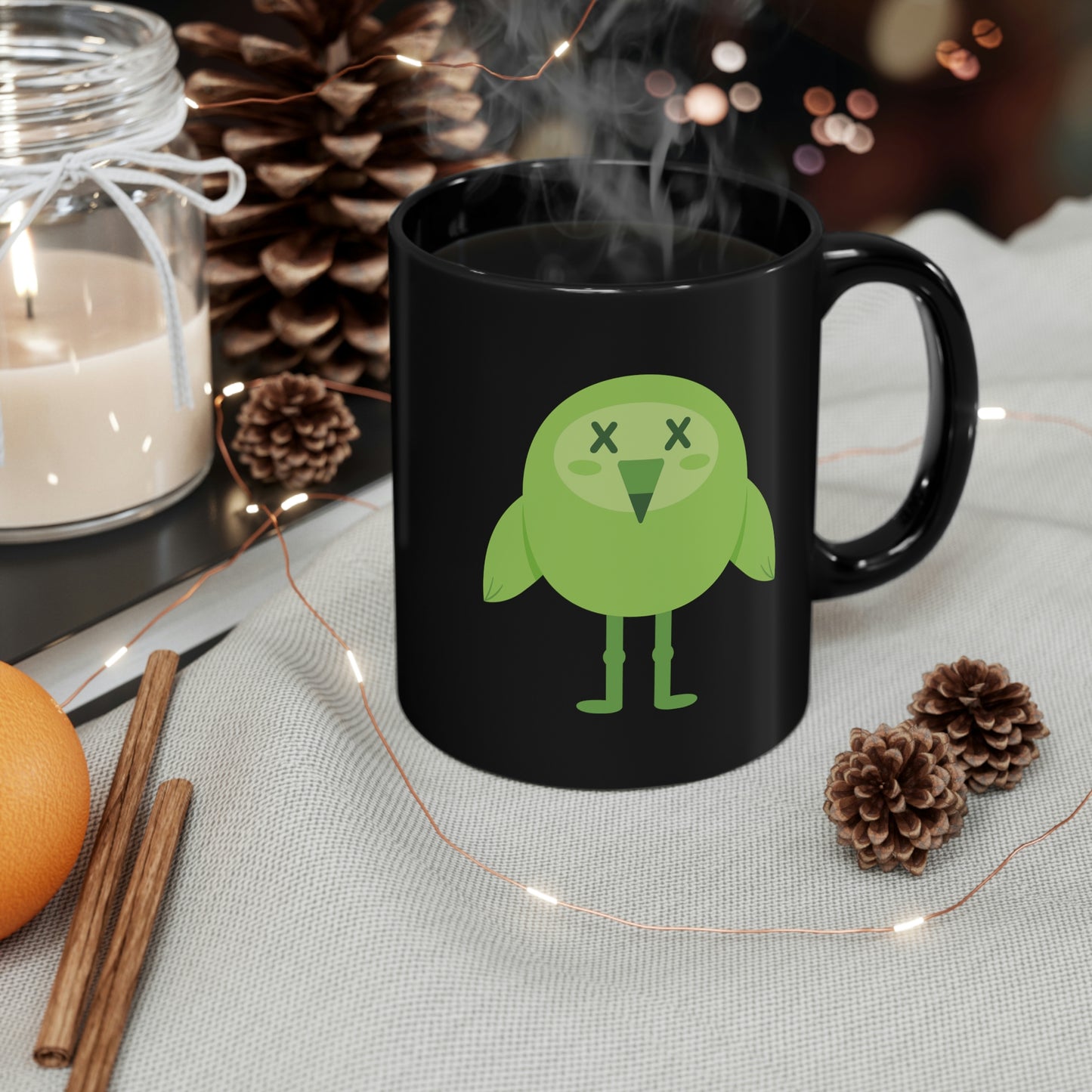DEADIMALS FLAMINGO COFFEE MUG - Halloween Edition