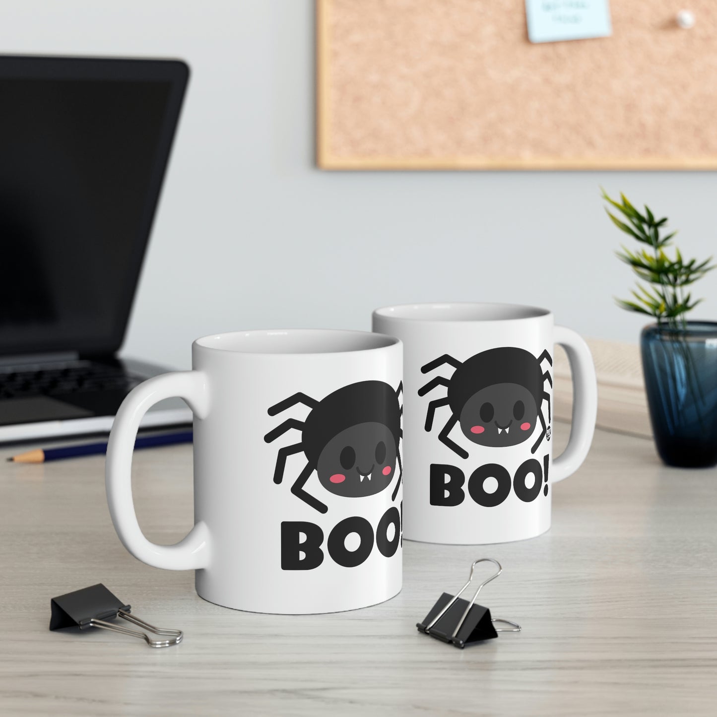 BOO SPIDER COFFEE MUG