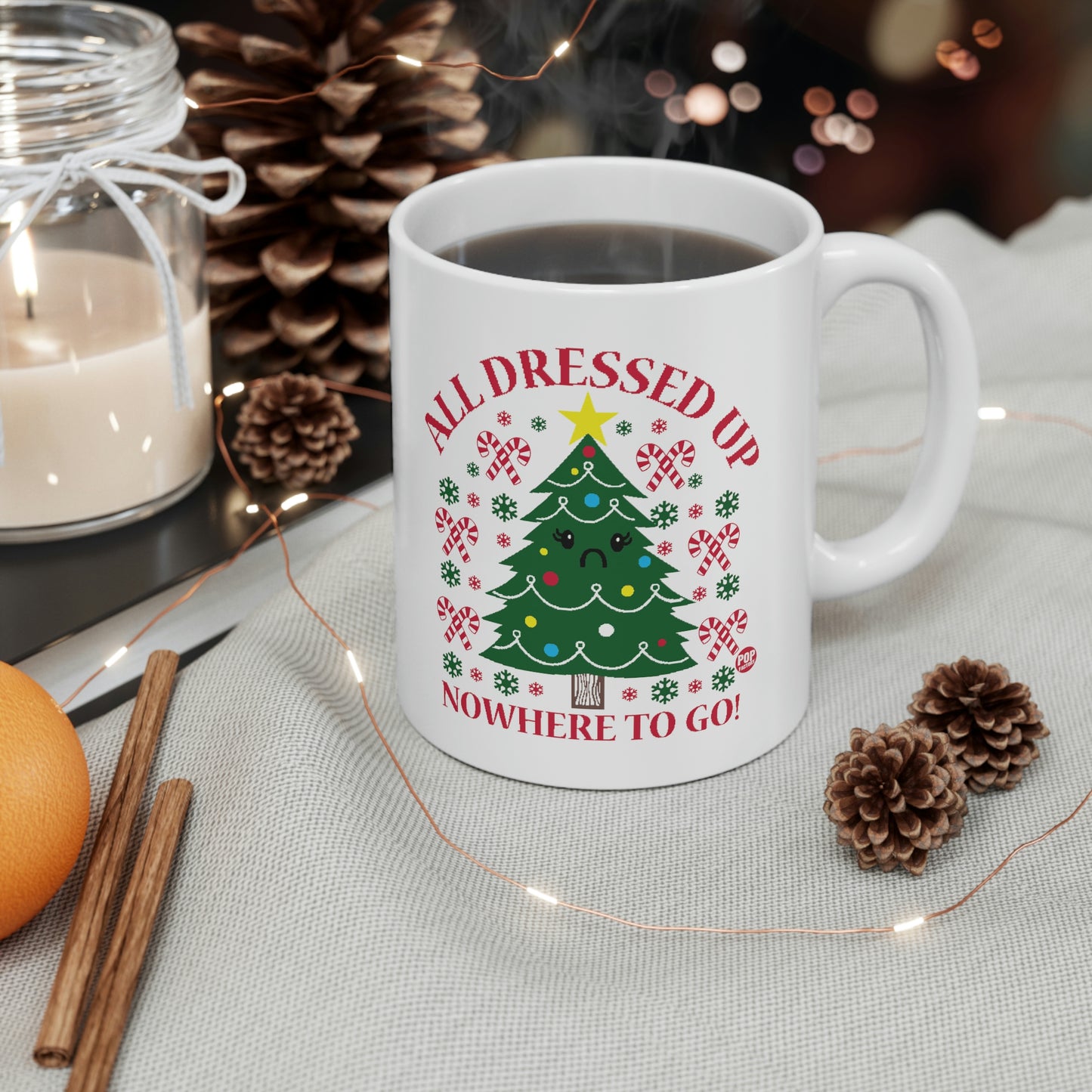 ALL DRESSED UP X-MAS TREE - 11 Oz COFFEE MUG