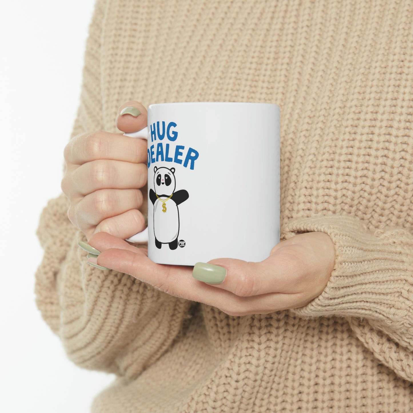 HUG DEALER PANDA COFFEE MUG