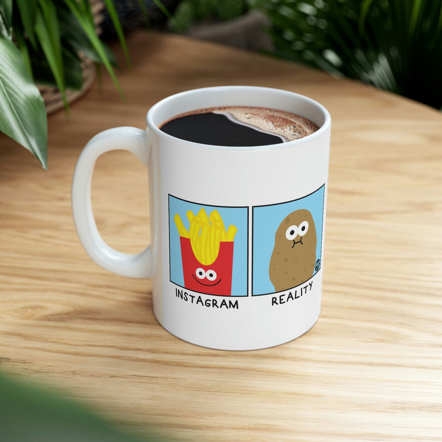 ONLINE REALITY POTATO COFFEE MUG