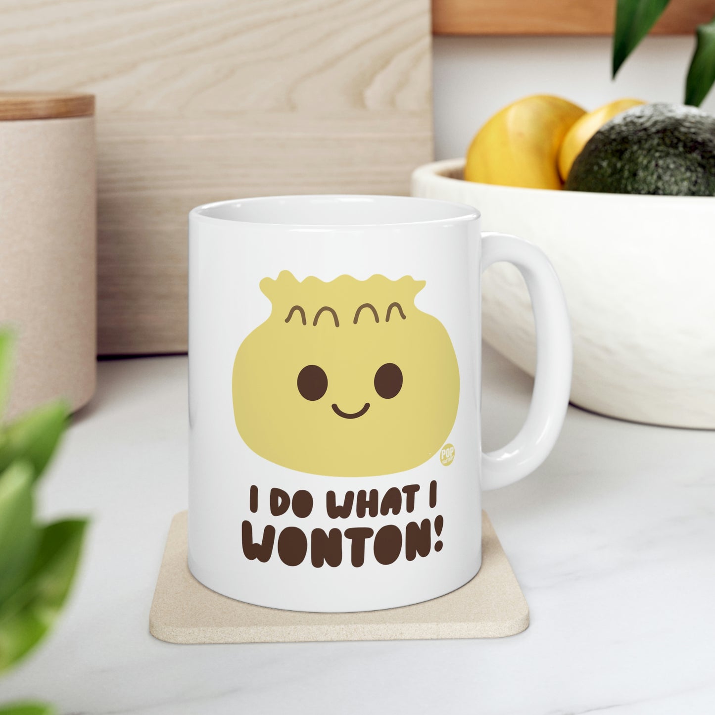 I DO WHAT I WONTON! COFFEE MUG