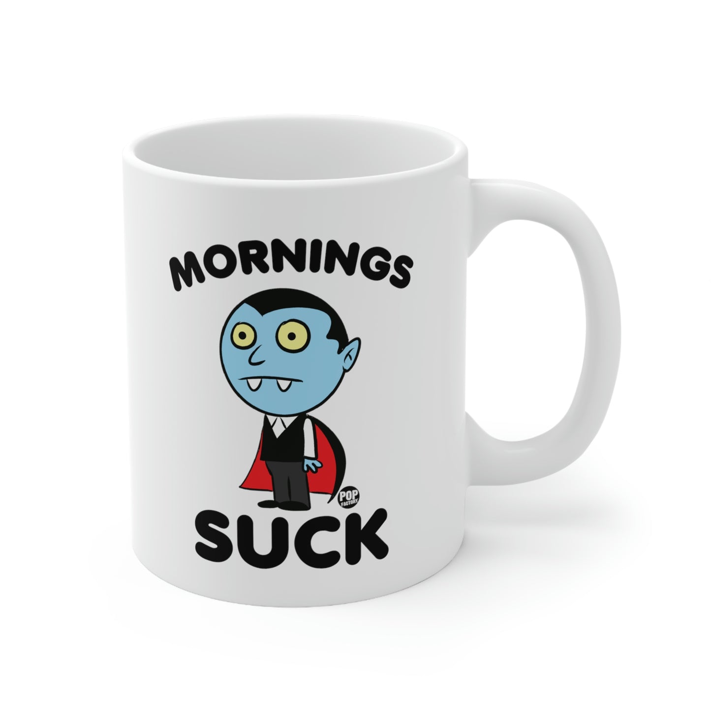 MORNING SUCK DRACULA COFFEE MUG