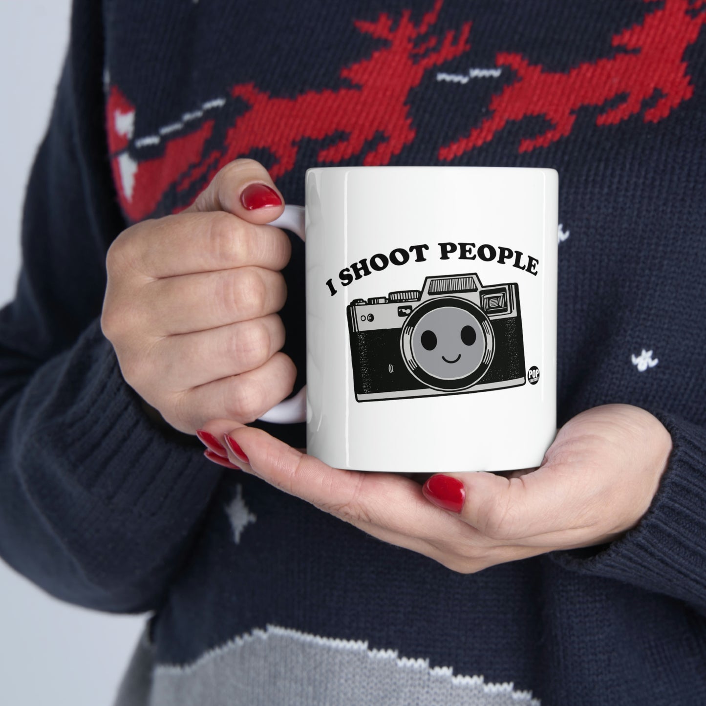 I SHOOT PEOPLE COFFEE MUG